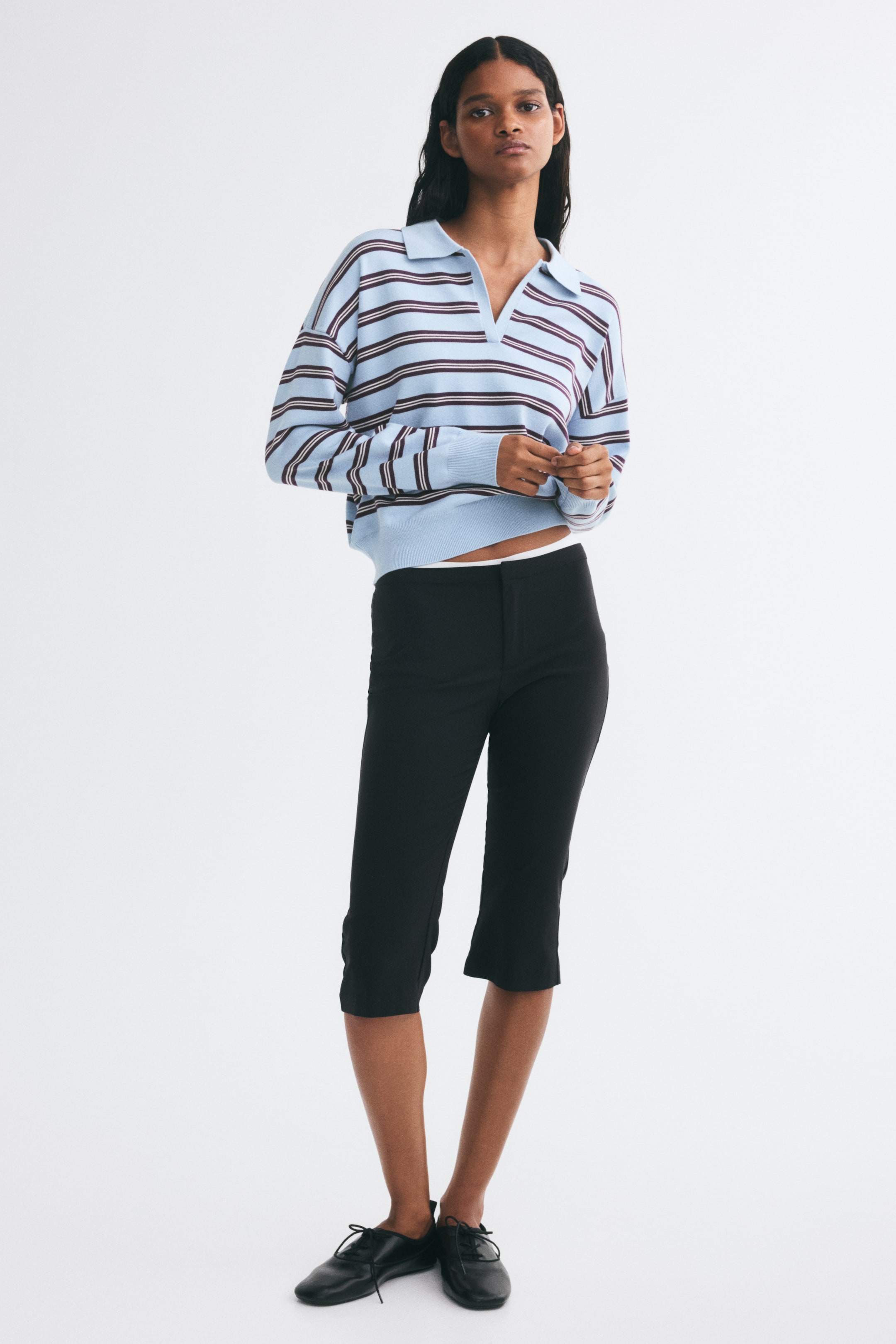 Polo en tricot fin