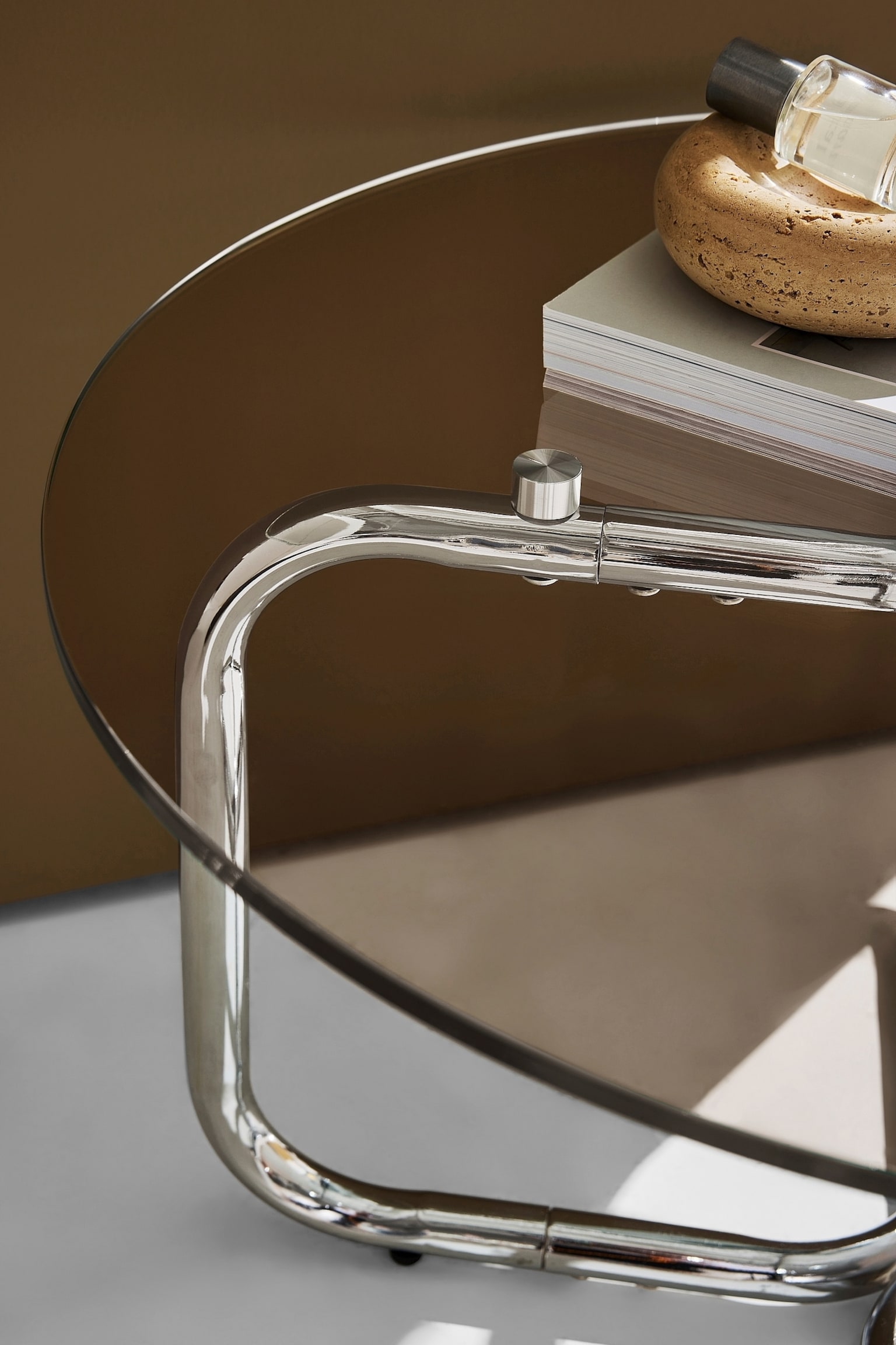 Lilou Sofabord - Røget Grå/Gennemsigtig - 4