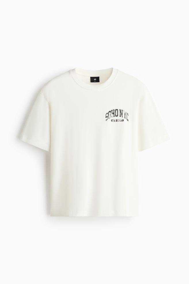 Loose-Fit Printed T-Shirt - White/SoHo NYC/Dark gray/Sports Archives 08/White/SoHo/Burgundy/Athletics - 1