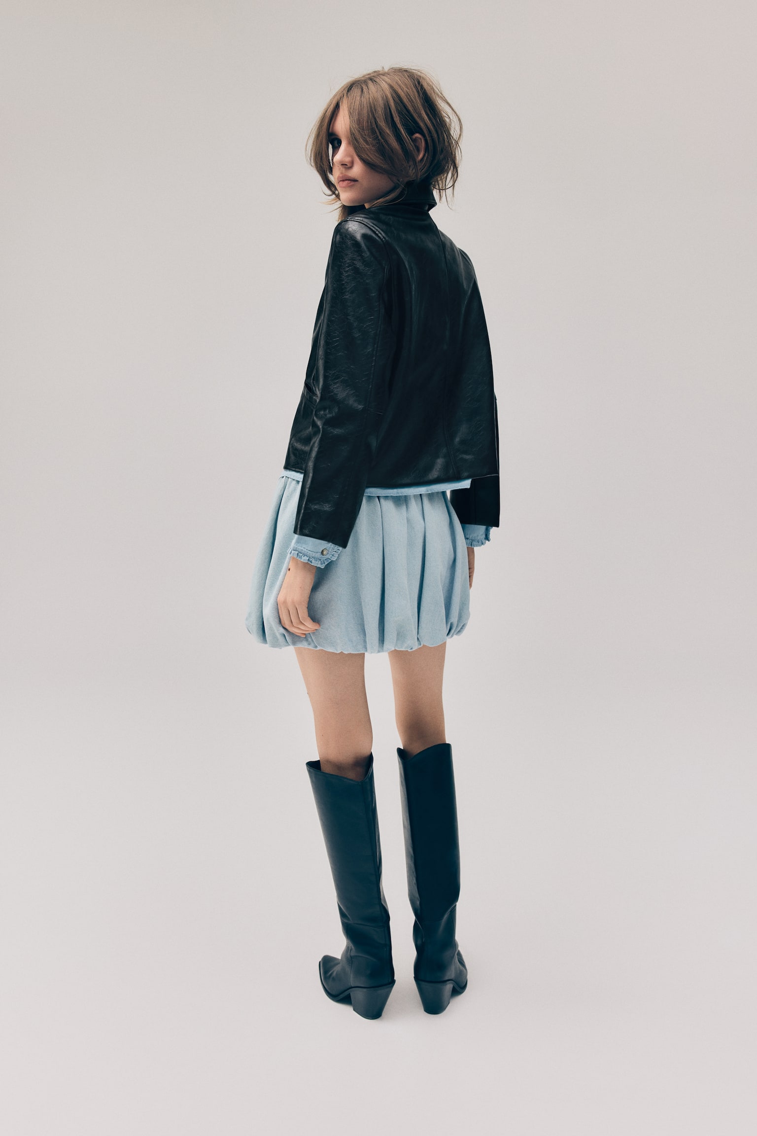 ז'קט עם ציפוי - שחור - 3