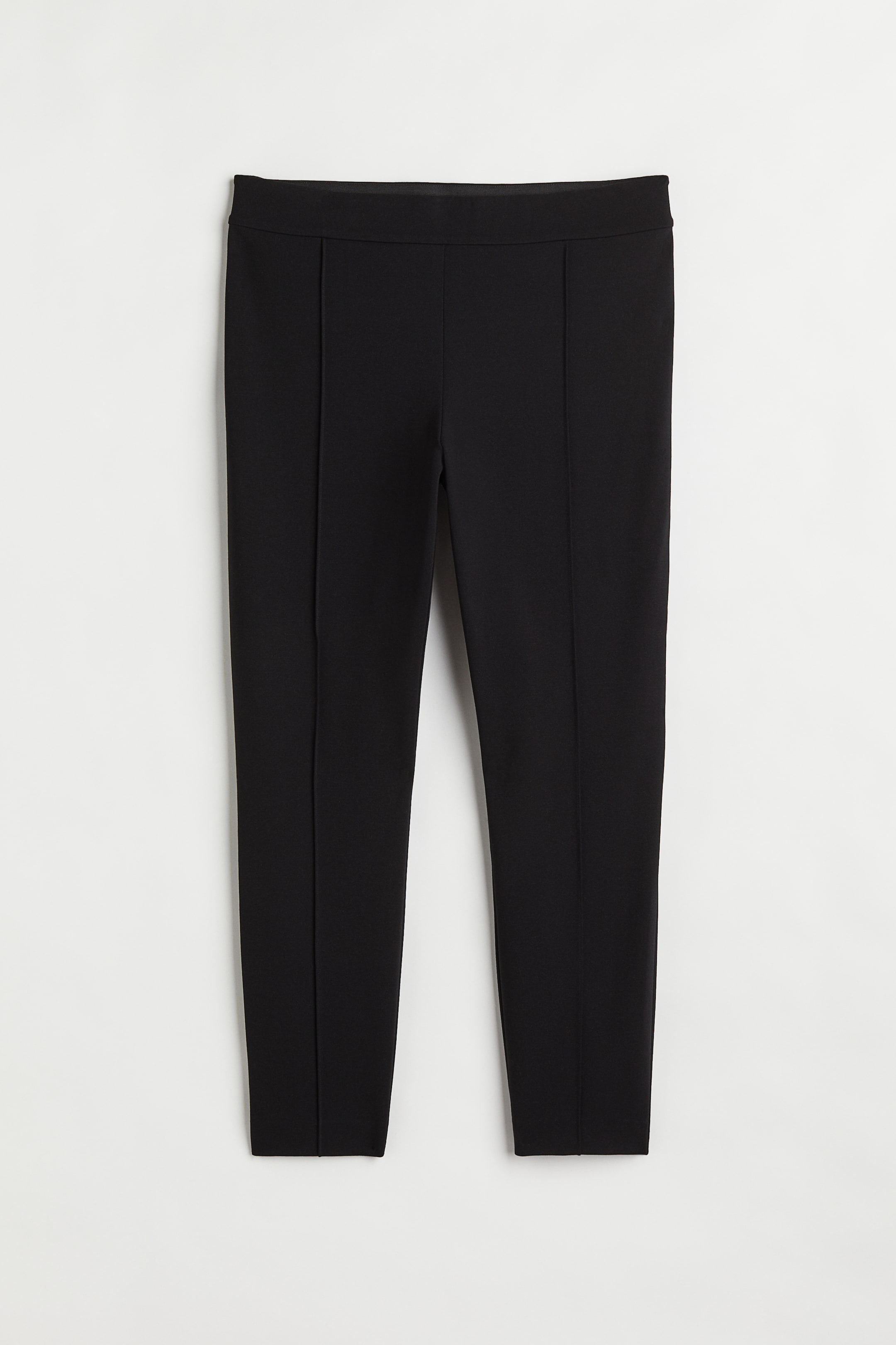 Grotere afbeelding bekijken: H&M+ Legging met persvouwen - Zwart - DAMES | H&M BE 1