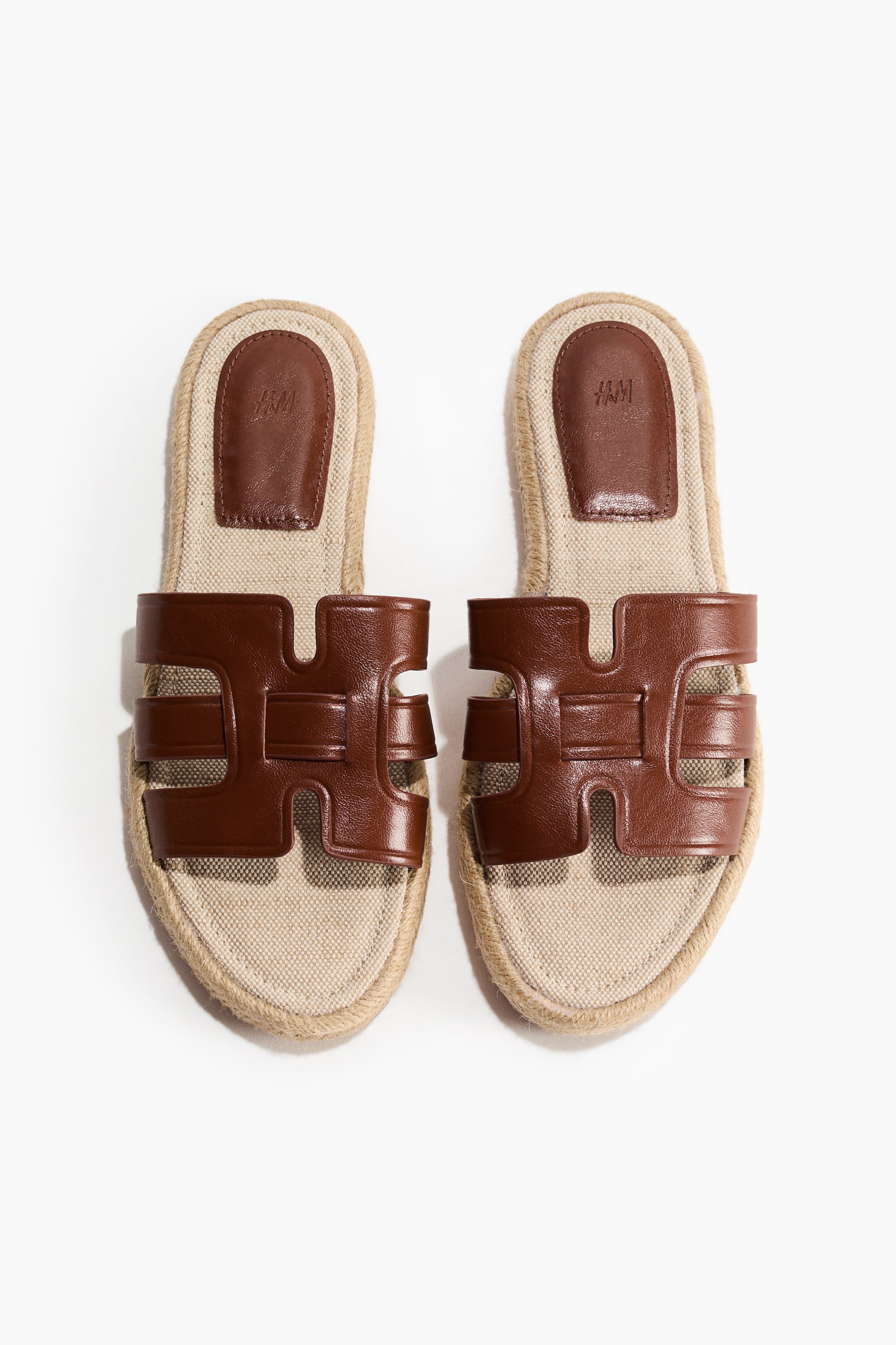View larger image: Espadrille sandals - Dark brown - Ladies | H&M 1