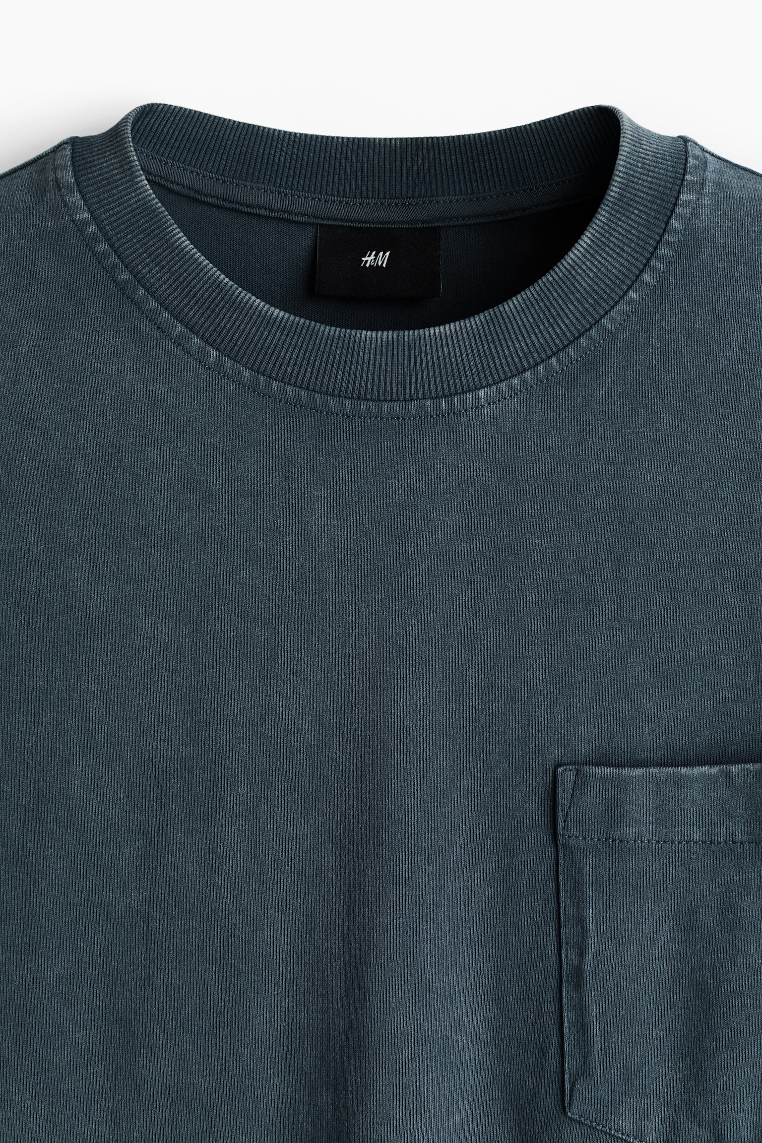 Loose Fit Long-sleeved top - Dark teal/Black/Beige - 2