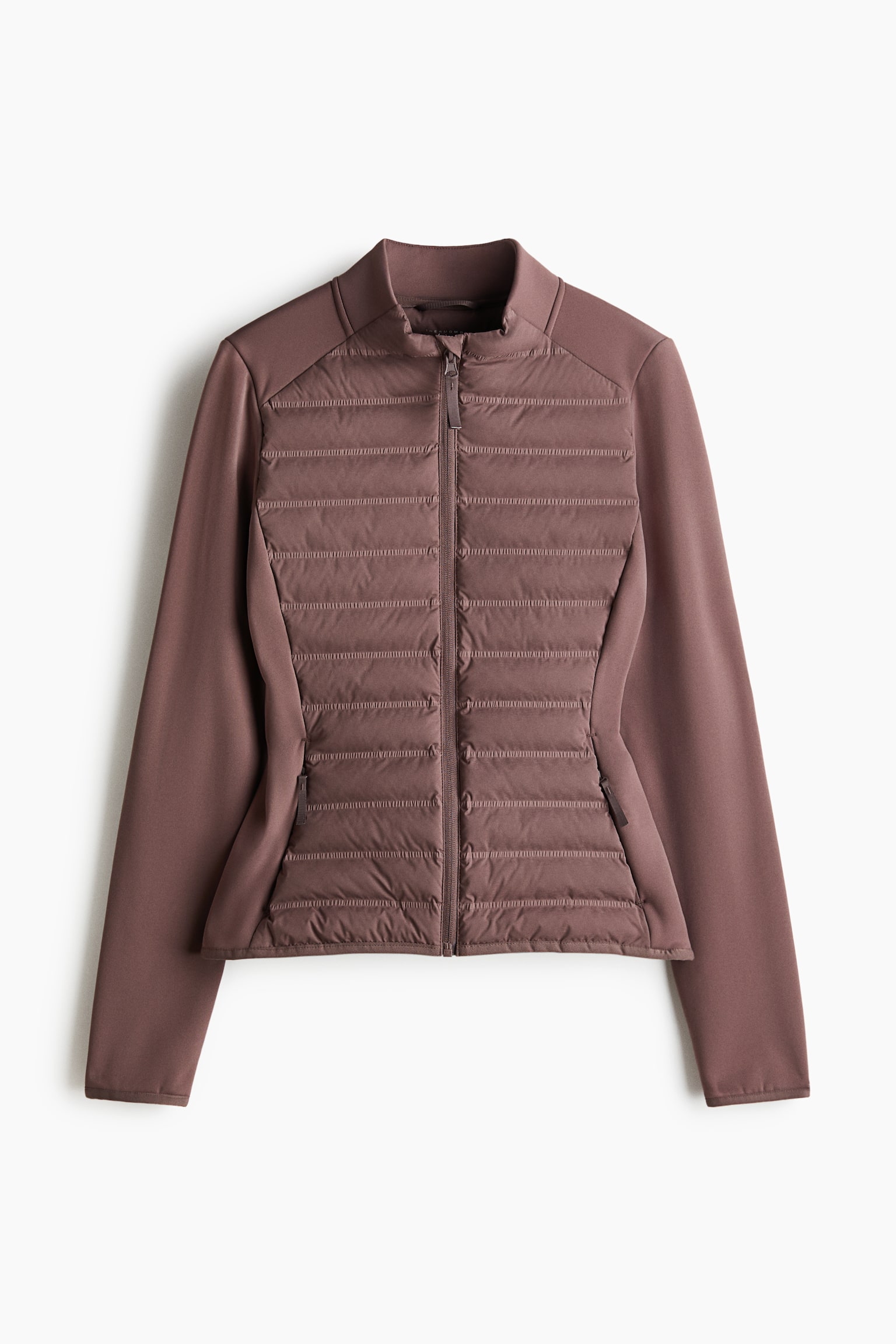 Hybrid padded jacket with ThermoMove™ - Dusty purple/Light beige/Black - 1