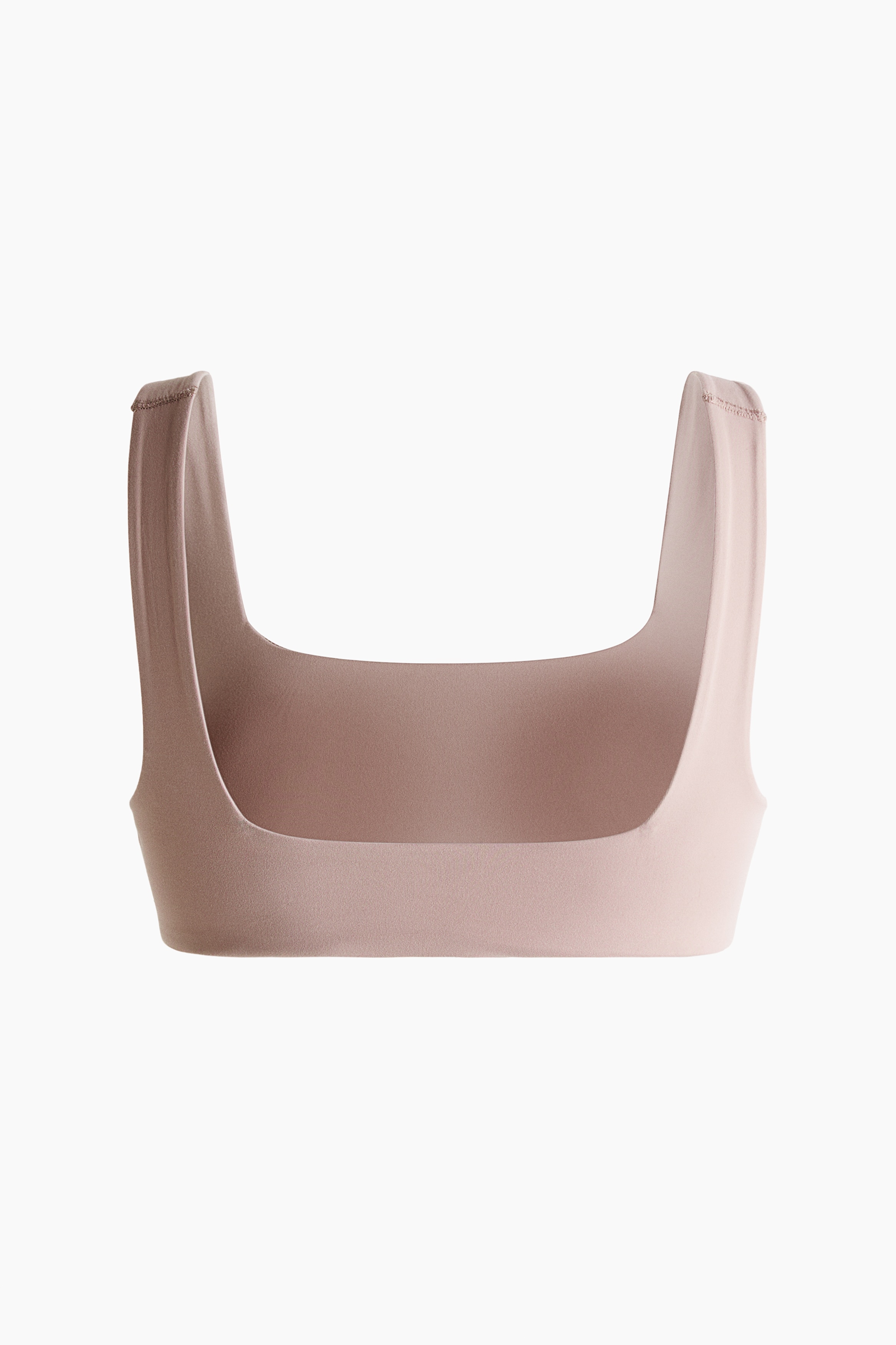 Padded soft microfibre bra