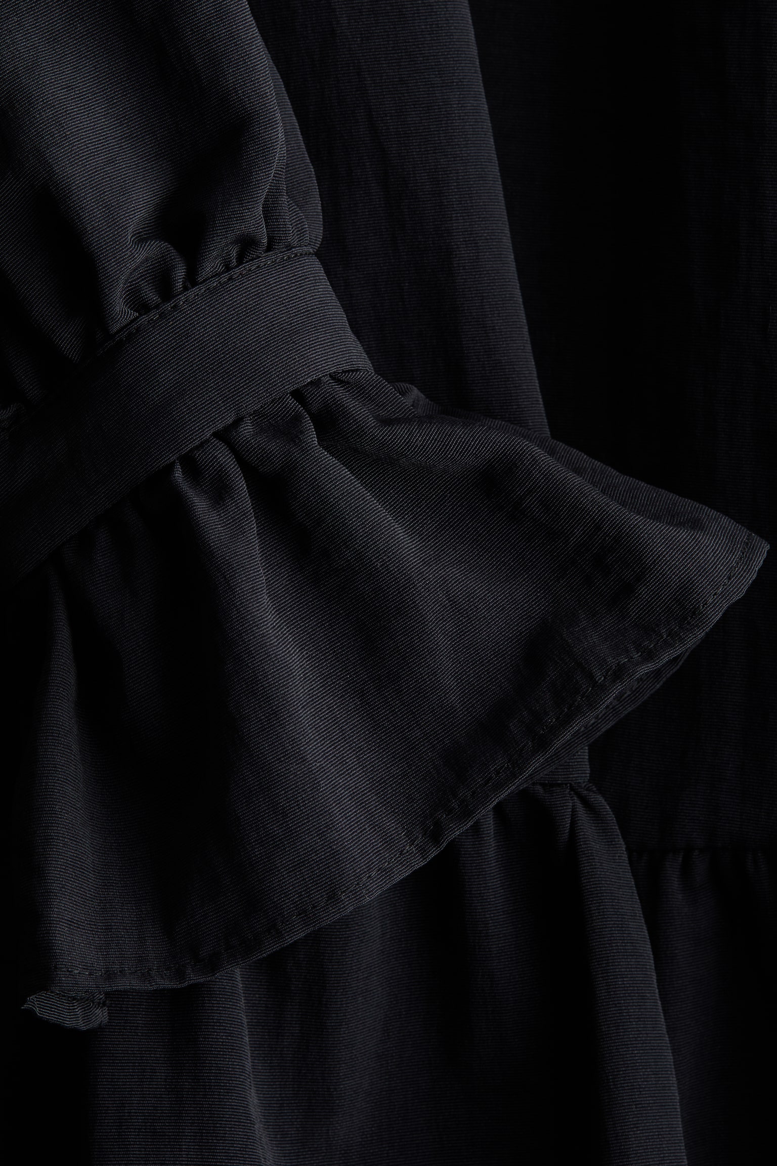 Ruha fodorgallérral - Fekete - 6