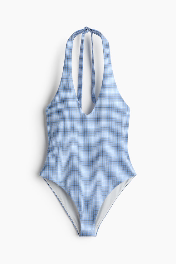 Женские купальники H&M Padded-Cup High-Leg Swimsuit
