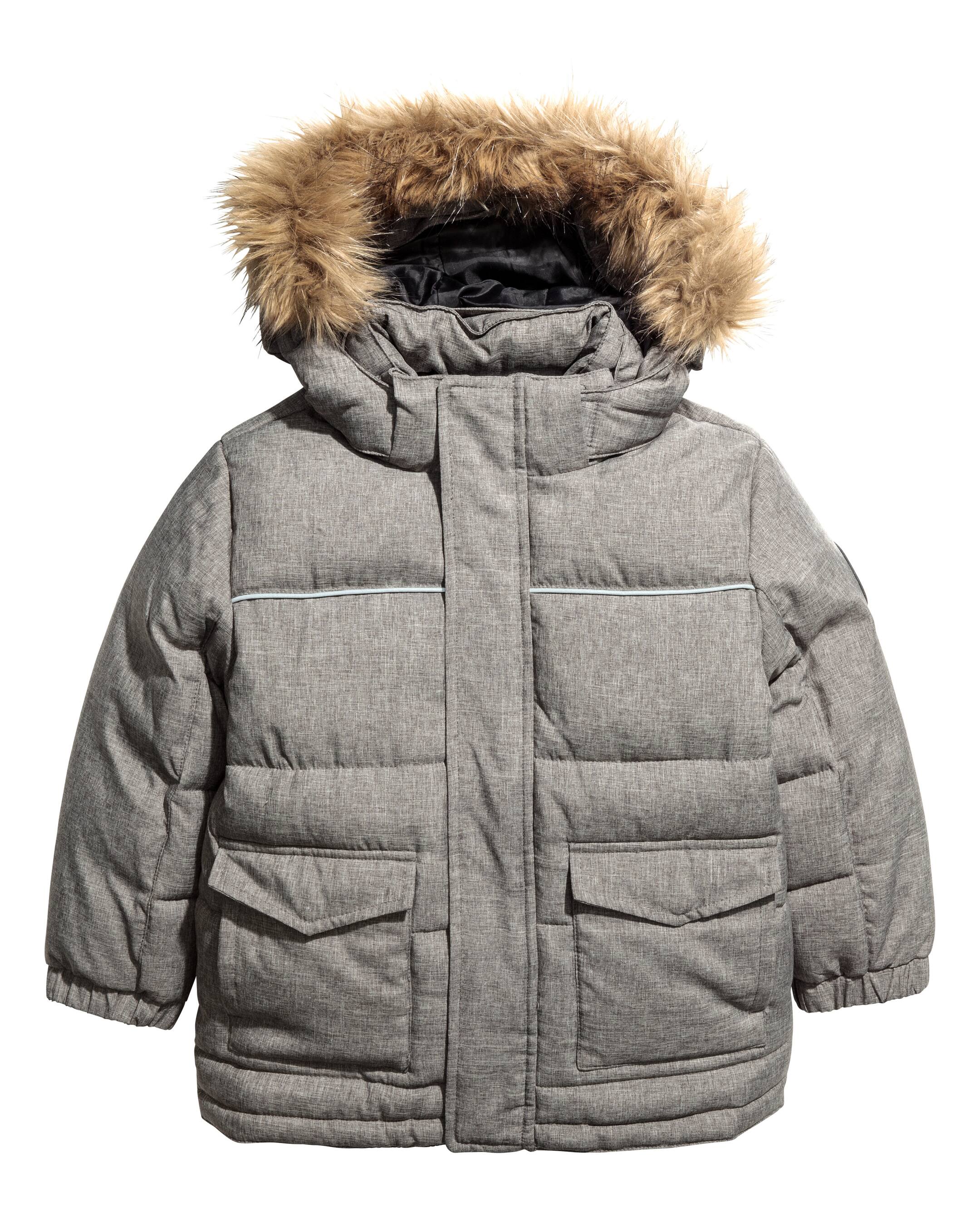 Büyük resmi görüntüle: Dolgulu Ceket - Gri kırçıllı - ÇOCUK | H&M TR 1