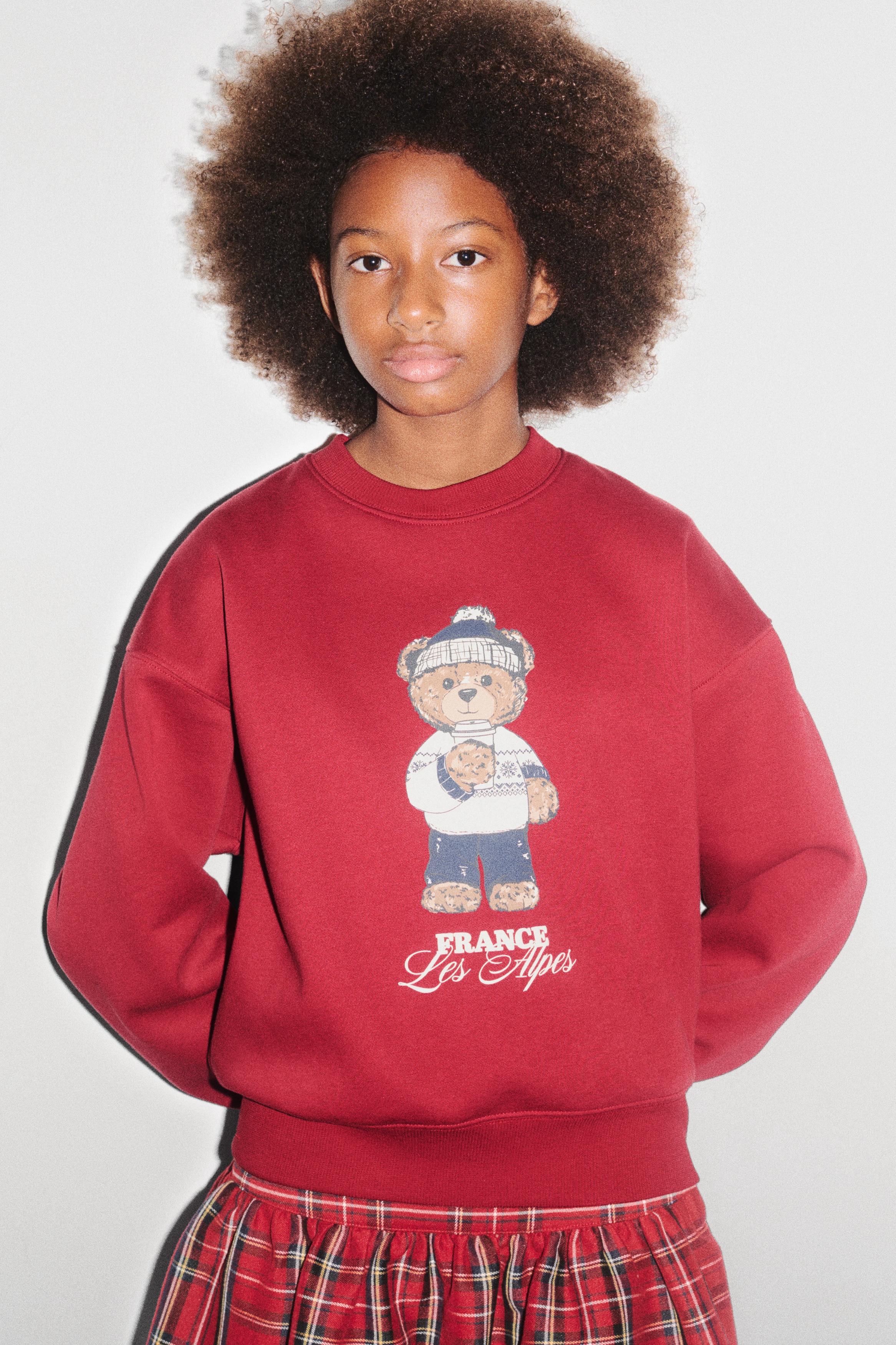 Brushed-inside sweatshirt