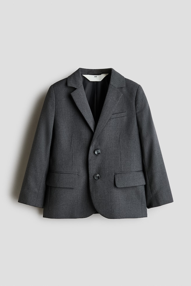Single-breasted Jacket - Dark gray/Light beige/Mint green/Brown - 1