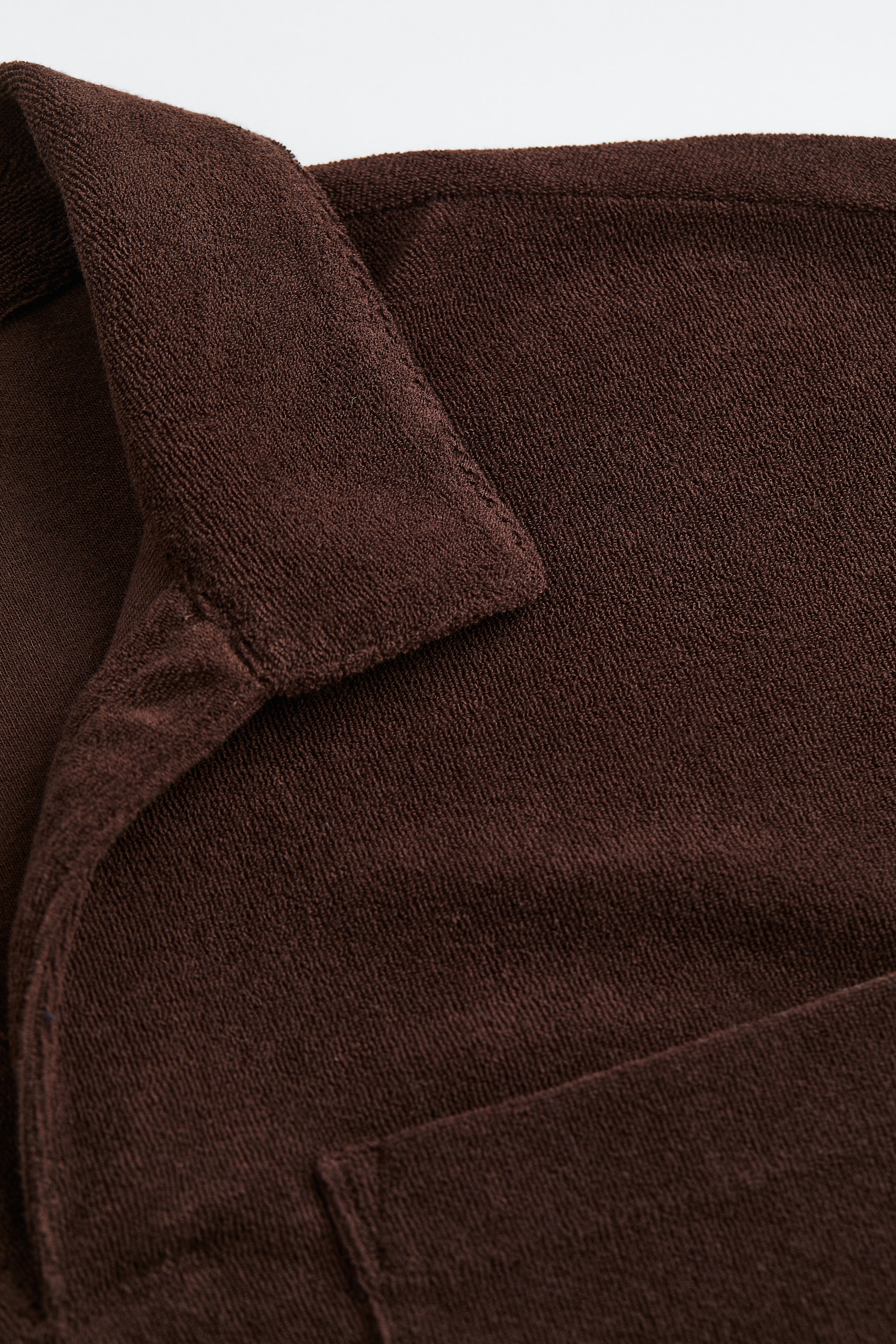 View larger image: Regular Fit Terry polo shirt - Dark brown - Men | H&M 2