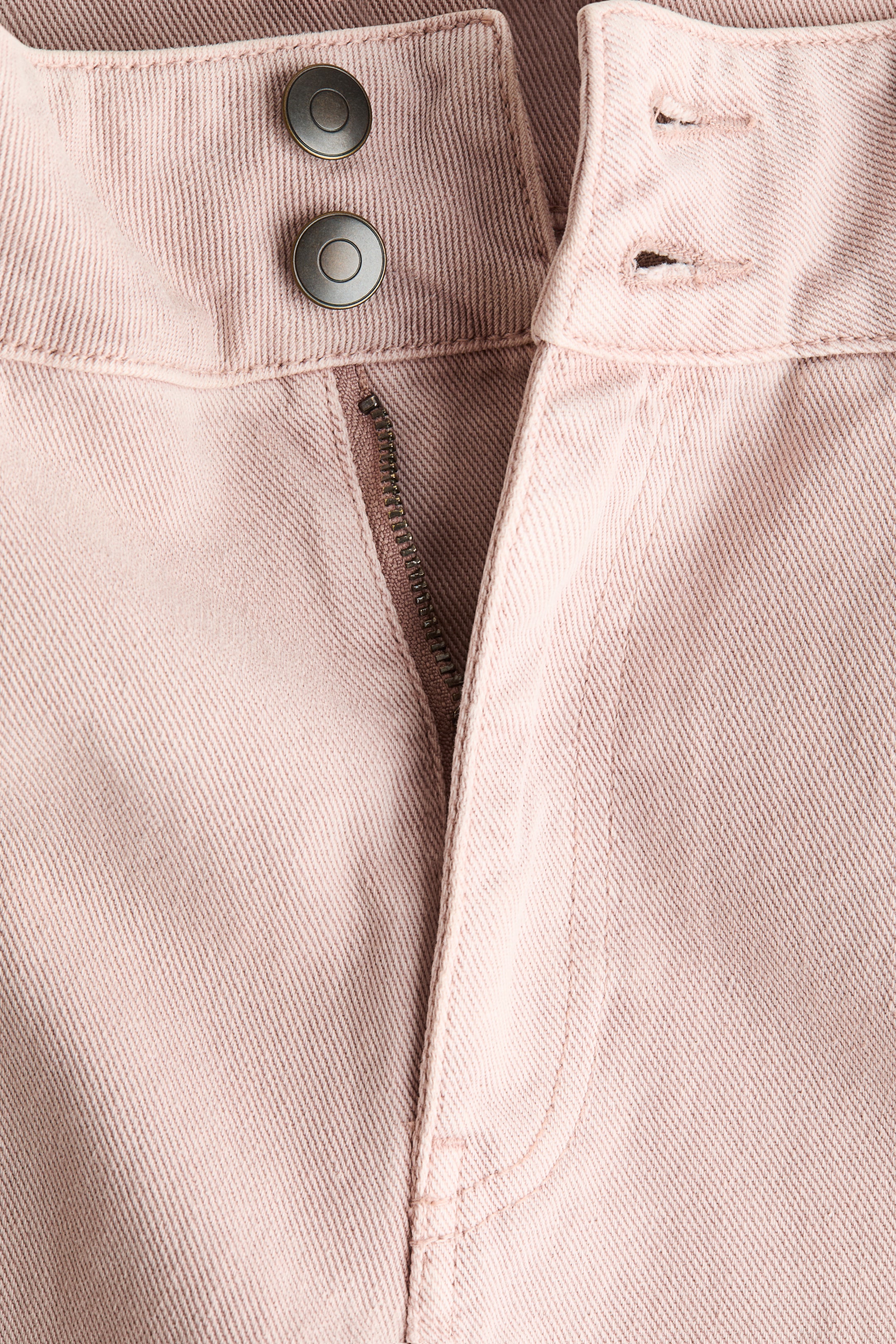 拡大画像を表示: フレイドトリムデニム - パウダーピンク - レディース | H&M JP 5