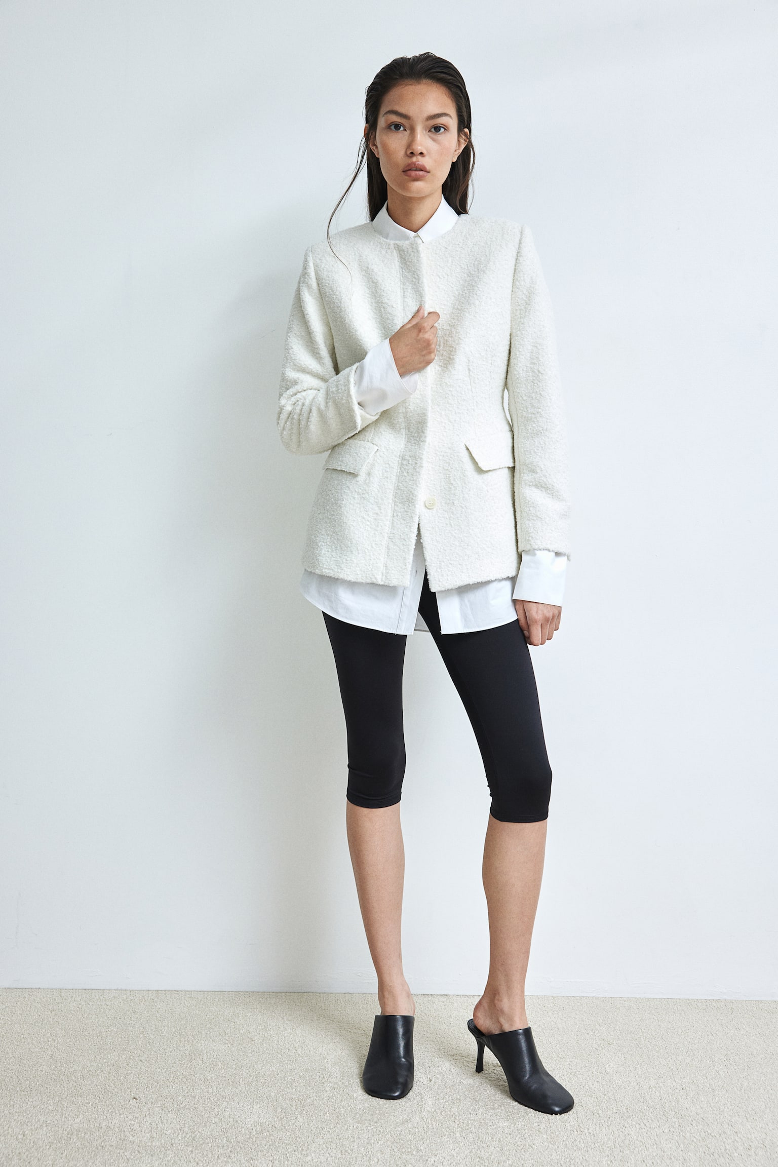 Waisted jacket - White - 3