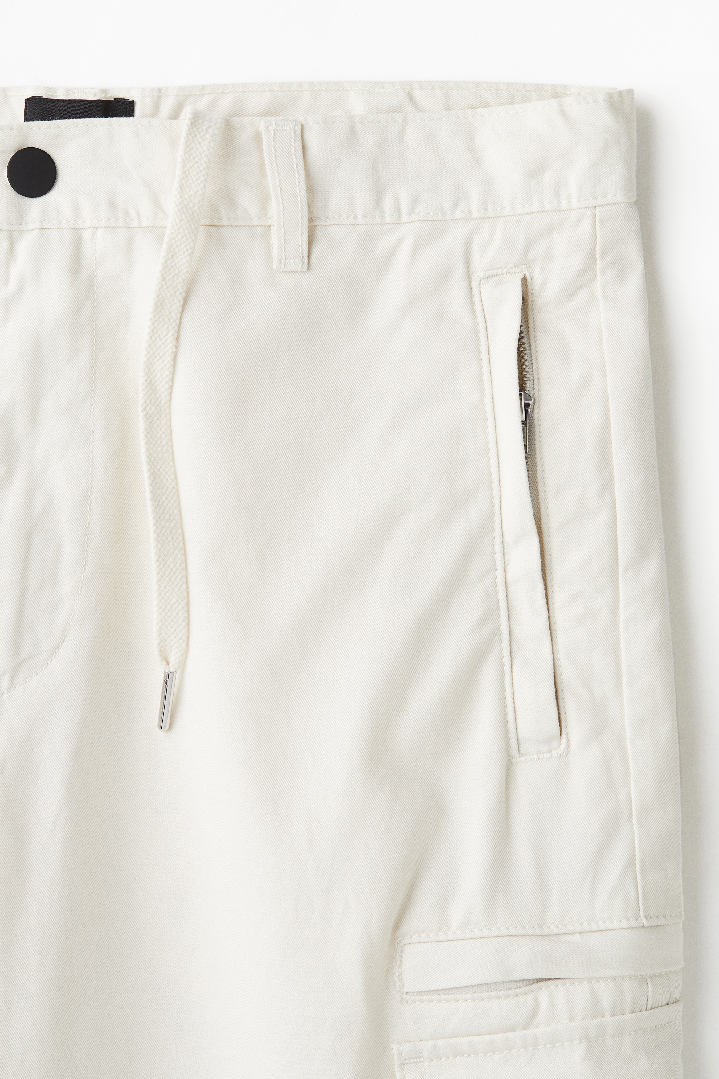 Regular Fit twill cargo trousers