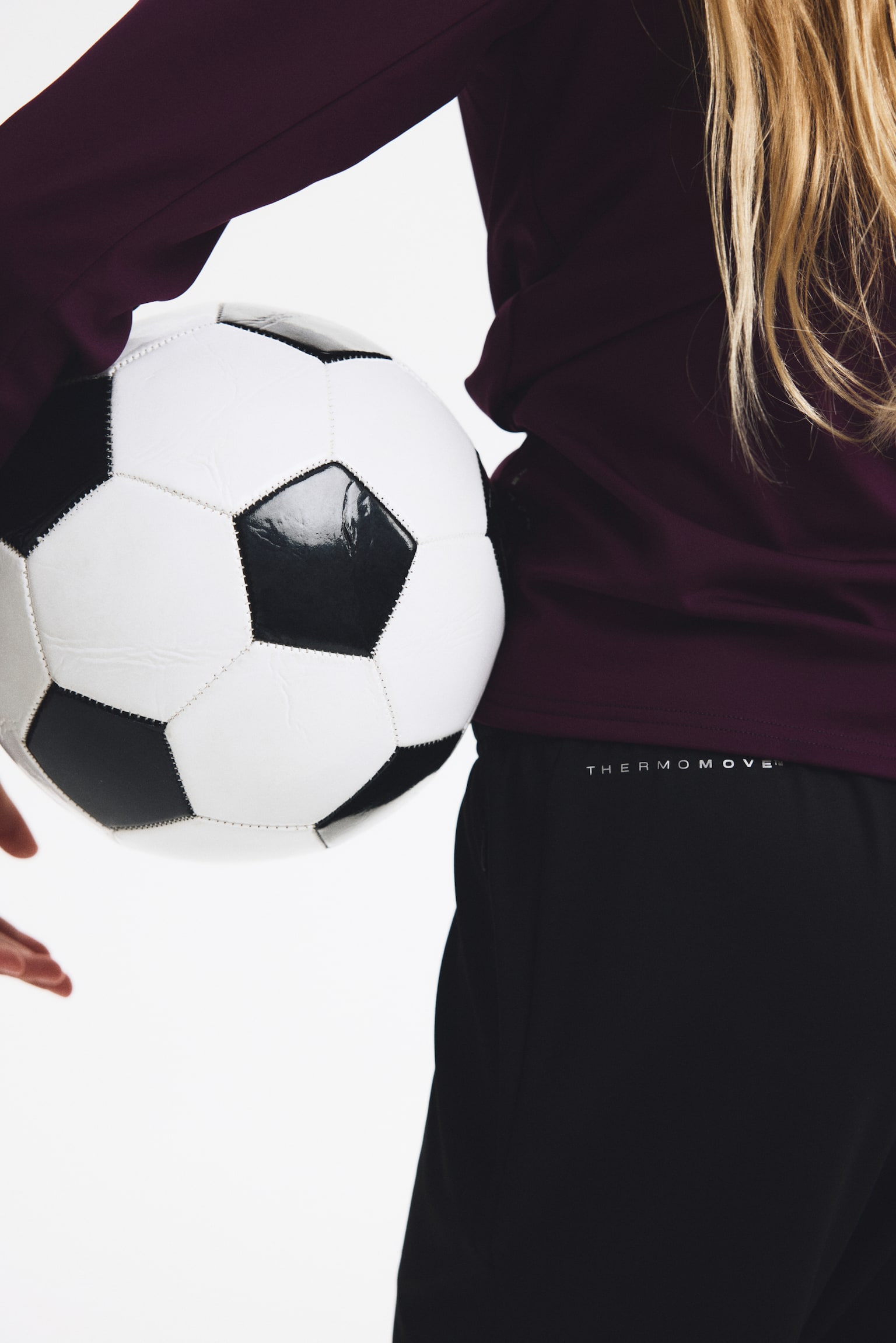 Детские брюки H&M Warm Soccer Pants with ThermoMove™, цвет: Чёрный — фото 6