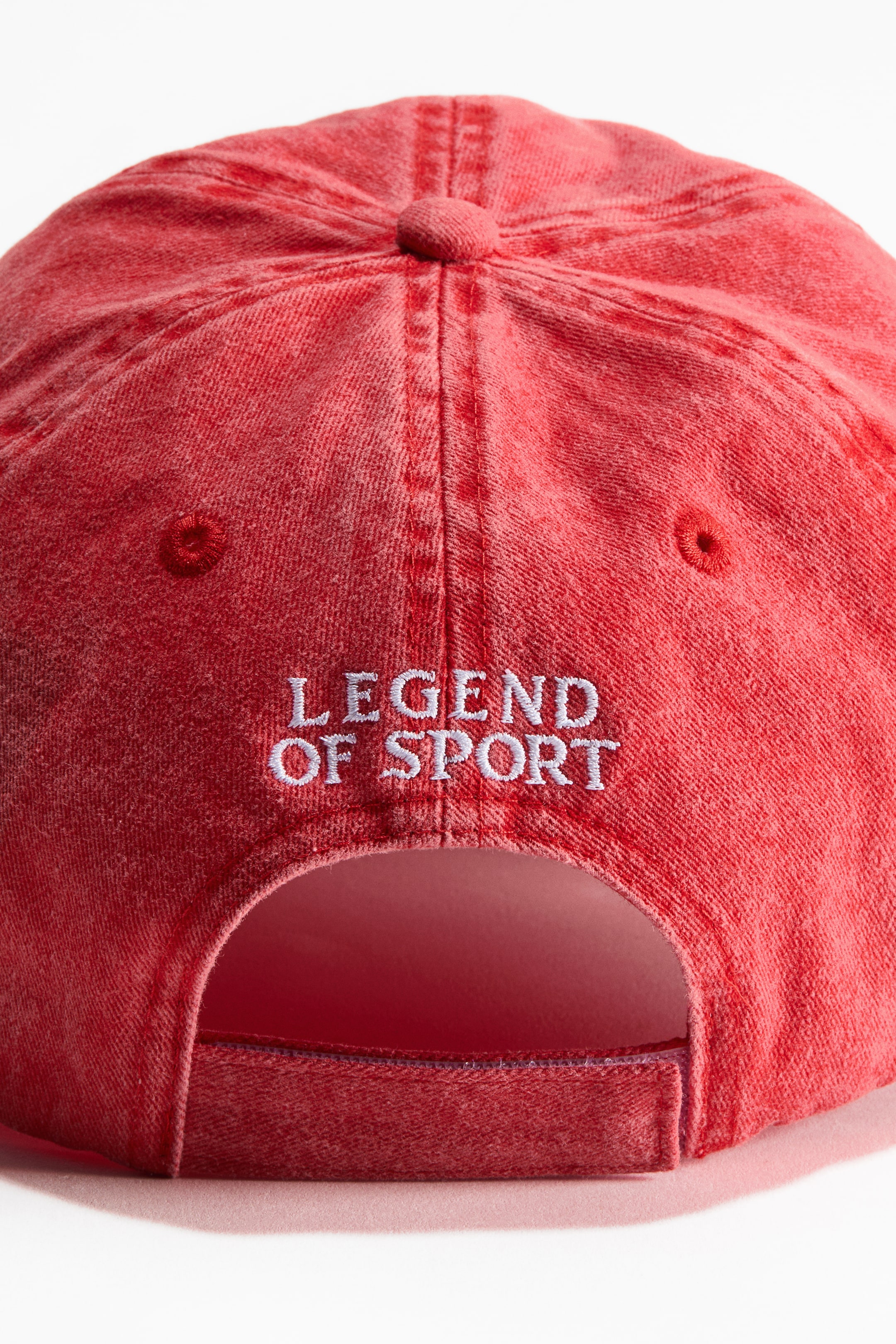 Cotton Twill Cap with Embroidered Motif