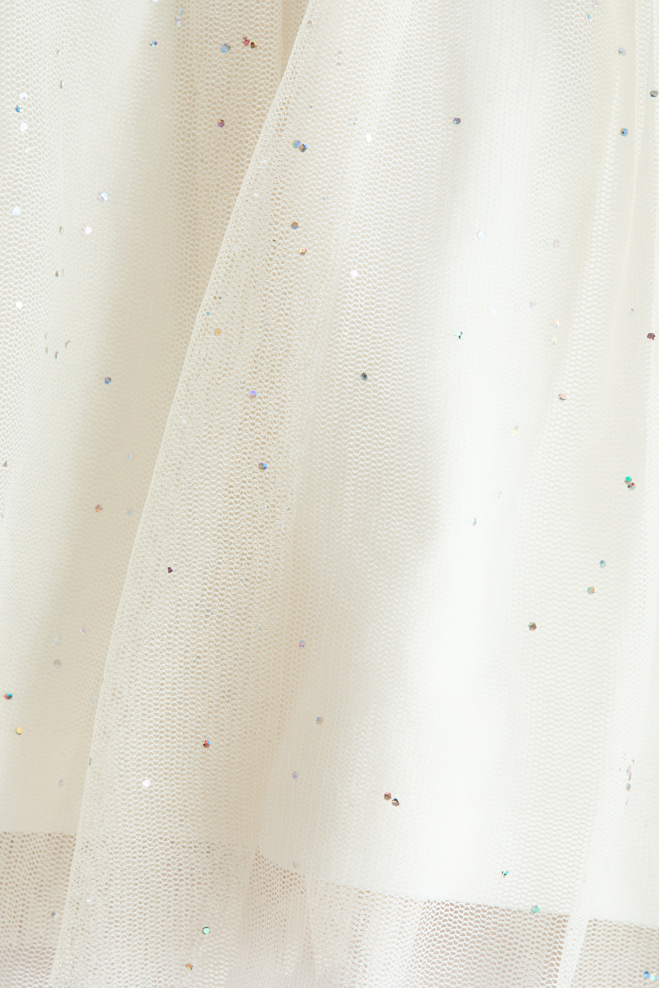 Robe en molleton imprimé avec jupe tulle