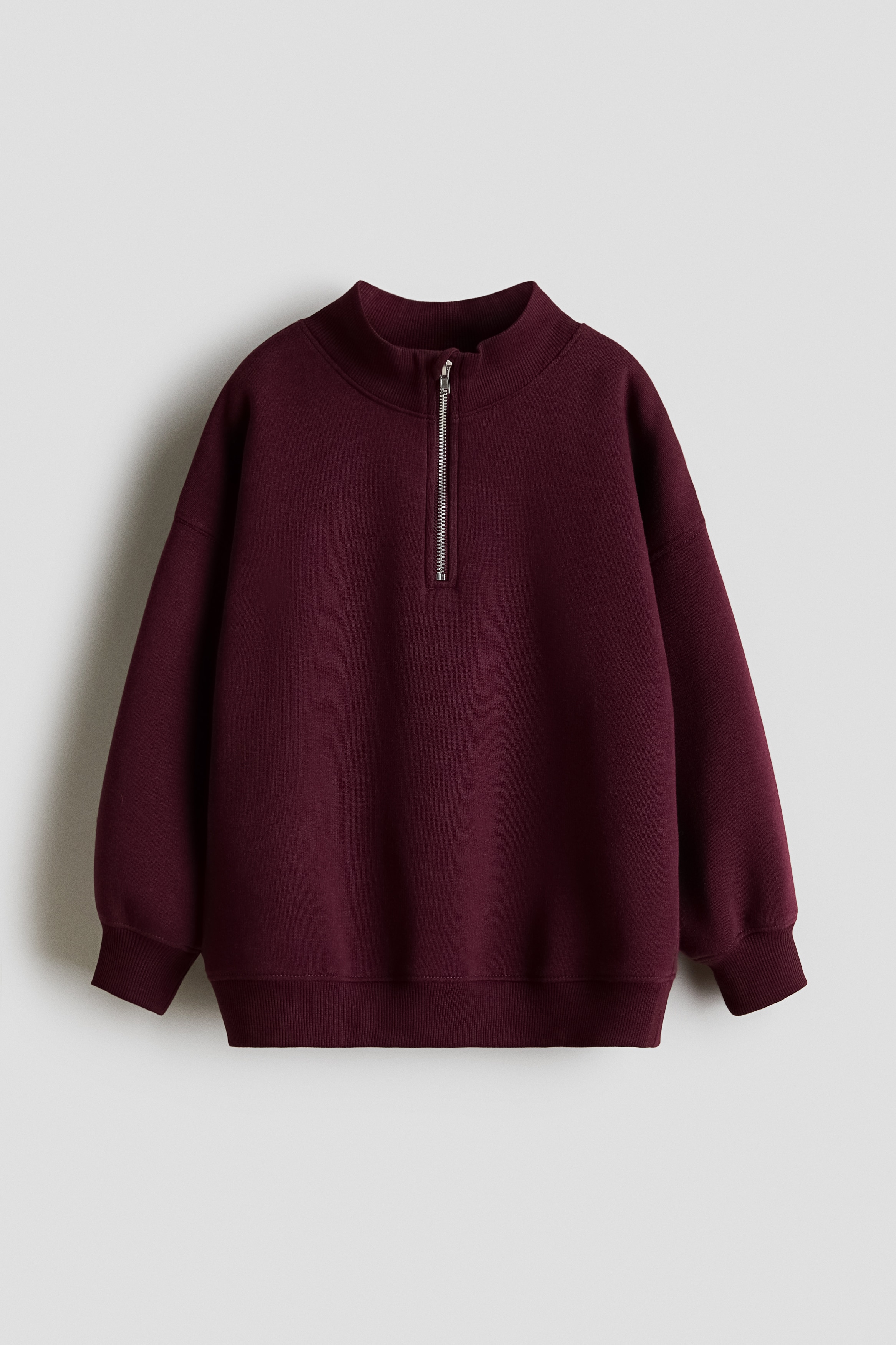 Boys - Dark red Zip-top sweatshirt - Size: 2-4Y  - H&M