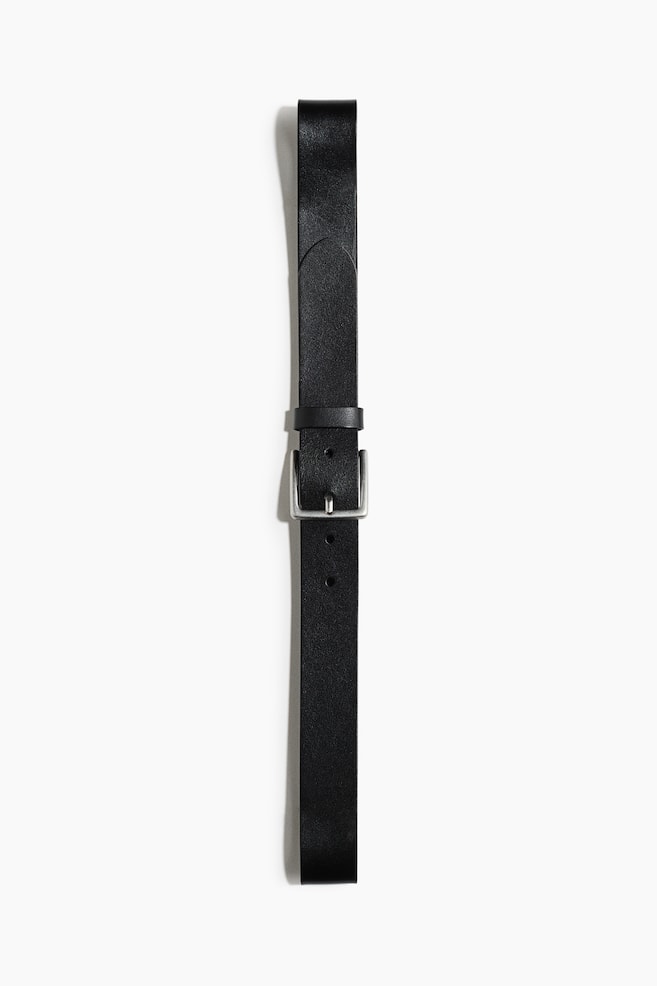 Ceinture en cuir - Noir/Marron/Marron foncé - 1