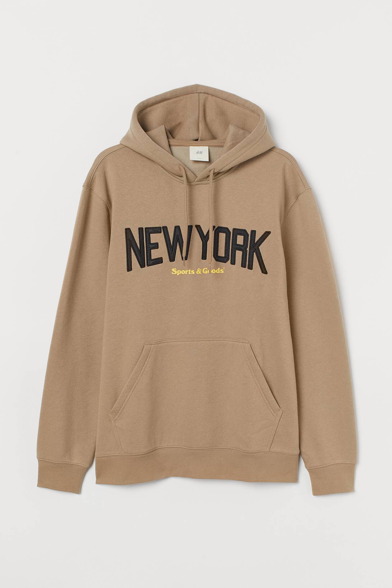 Pull à Capuche Homme H&M Beige Logo UCLA - Taille S - Occasion Très Bon état