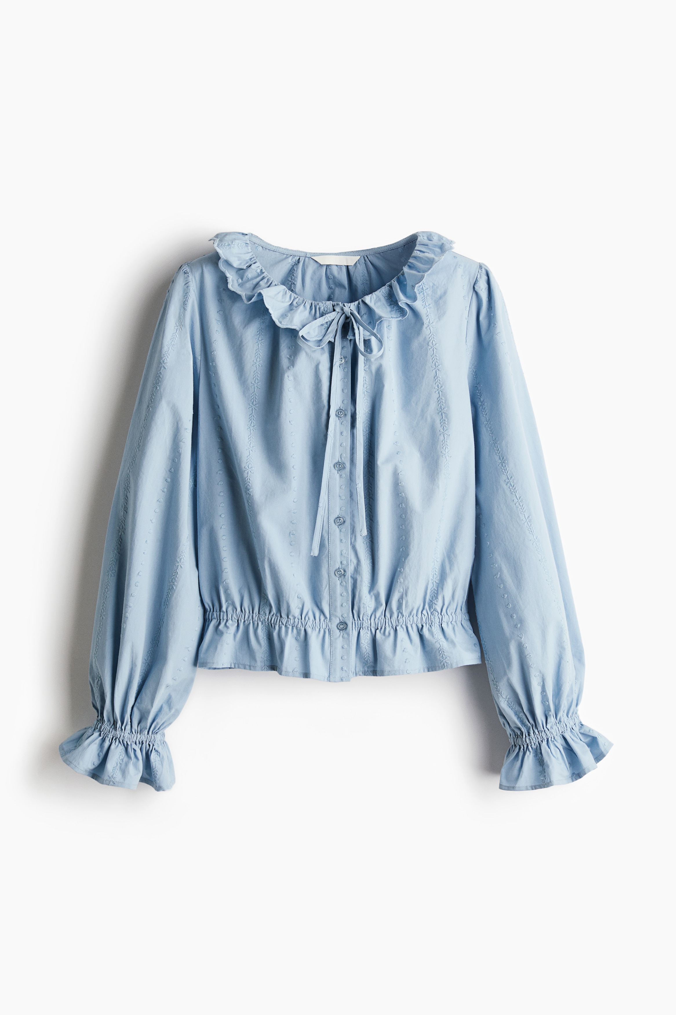 エイチアンドエム フリルシャツ フリルトリムシャツ - ダークパープル - レディース | H&M JP