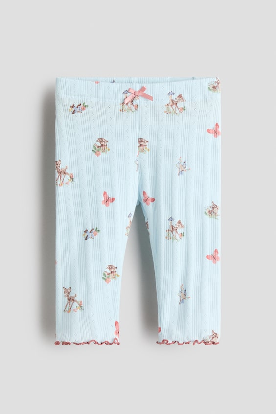 Детские леггинсы H&M Printed Pointelle Leggings