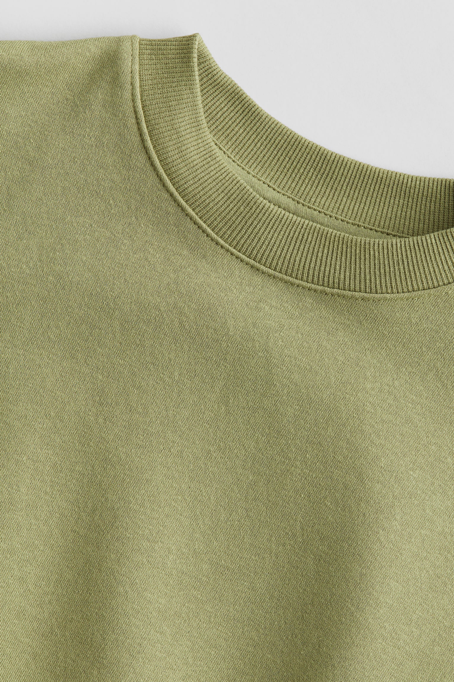 Oversized crew-neck sweatshirt - Green/Dark green/Striped/Light brown/Striped/Dark red/Red/Light green/Mole/Blue/Light grey marl - 2