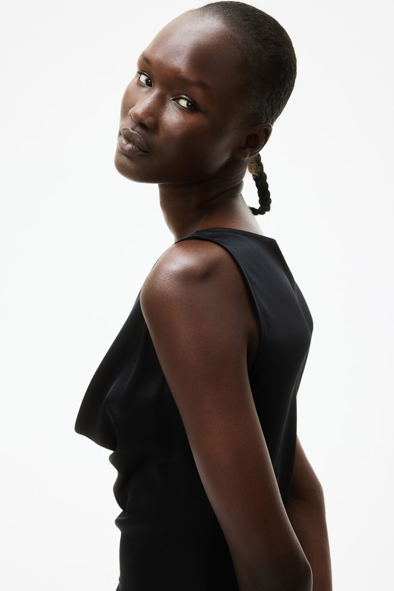 Cowl-Neck Dress - image 3