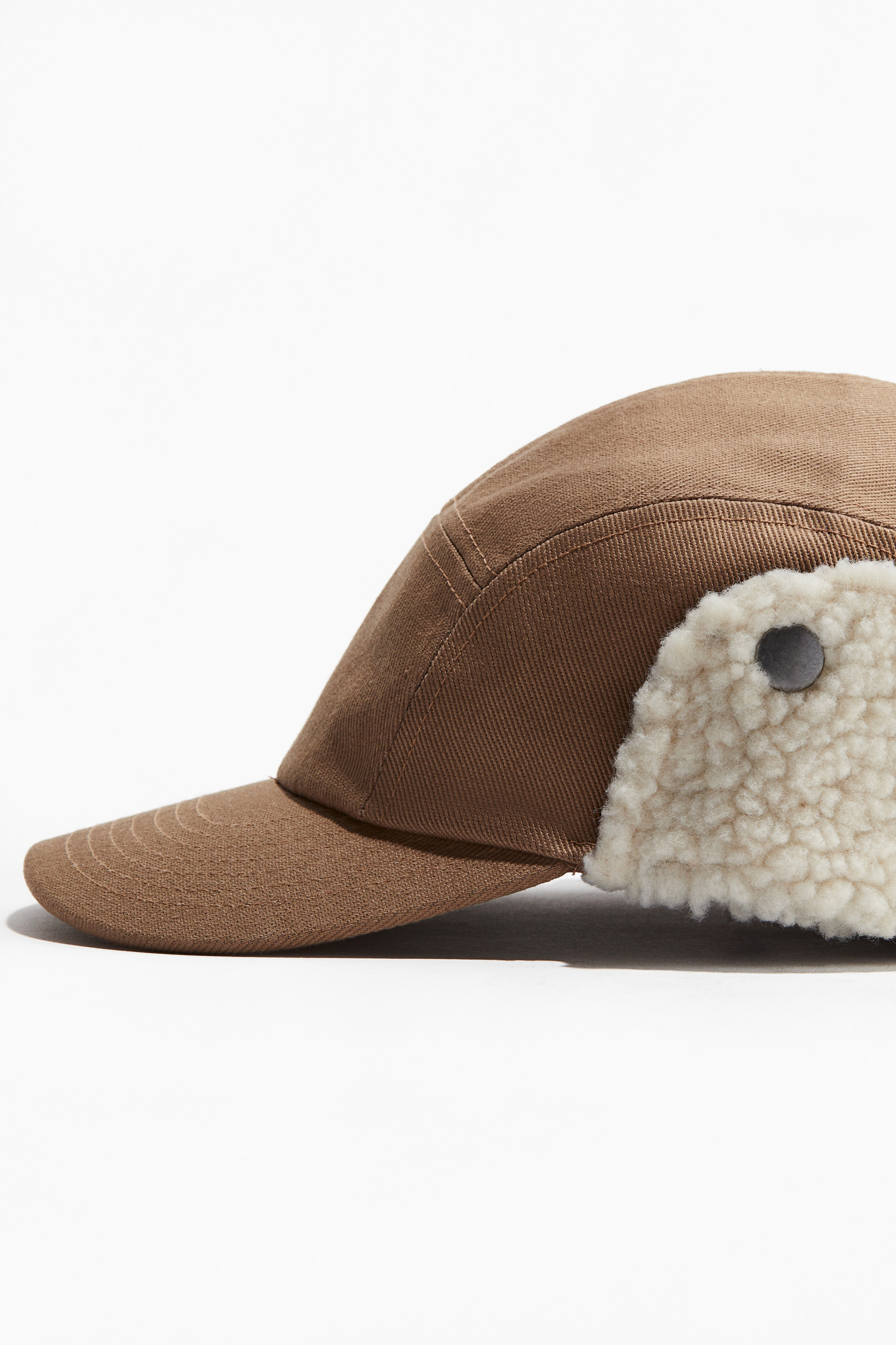 Cap with Earflaps - Beige - Men | H&M US