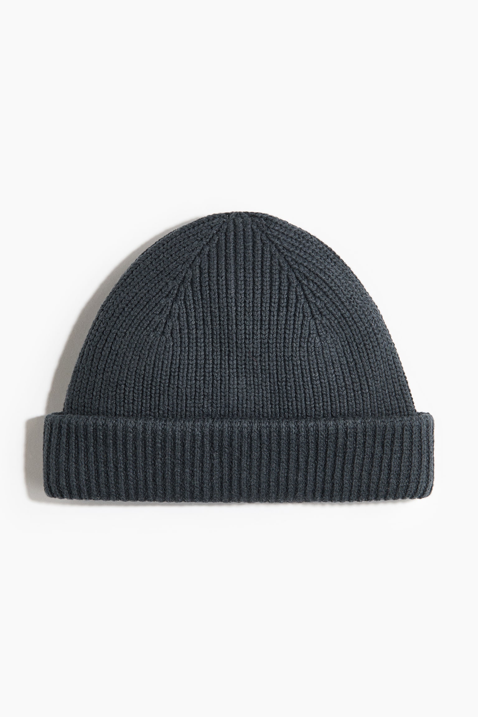Rib-Knit Hat - Dark gray/Black/Gray/Dark green/Dark beige