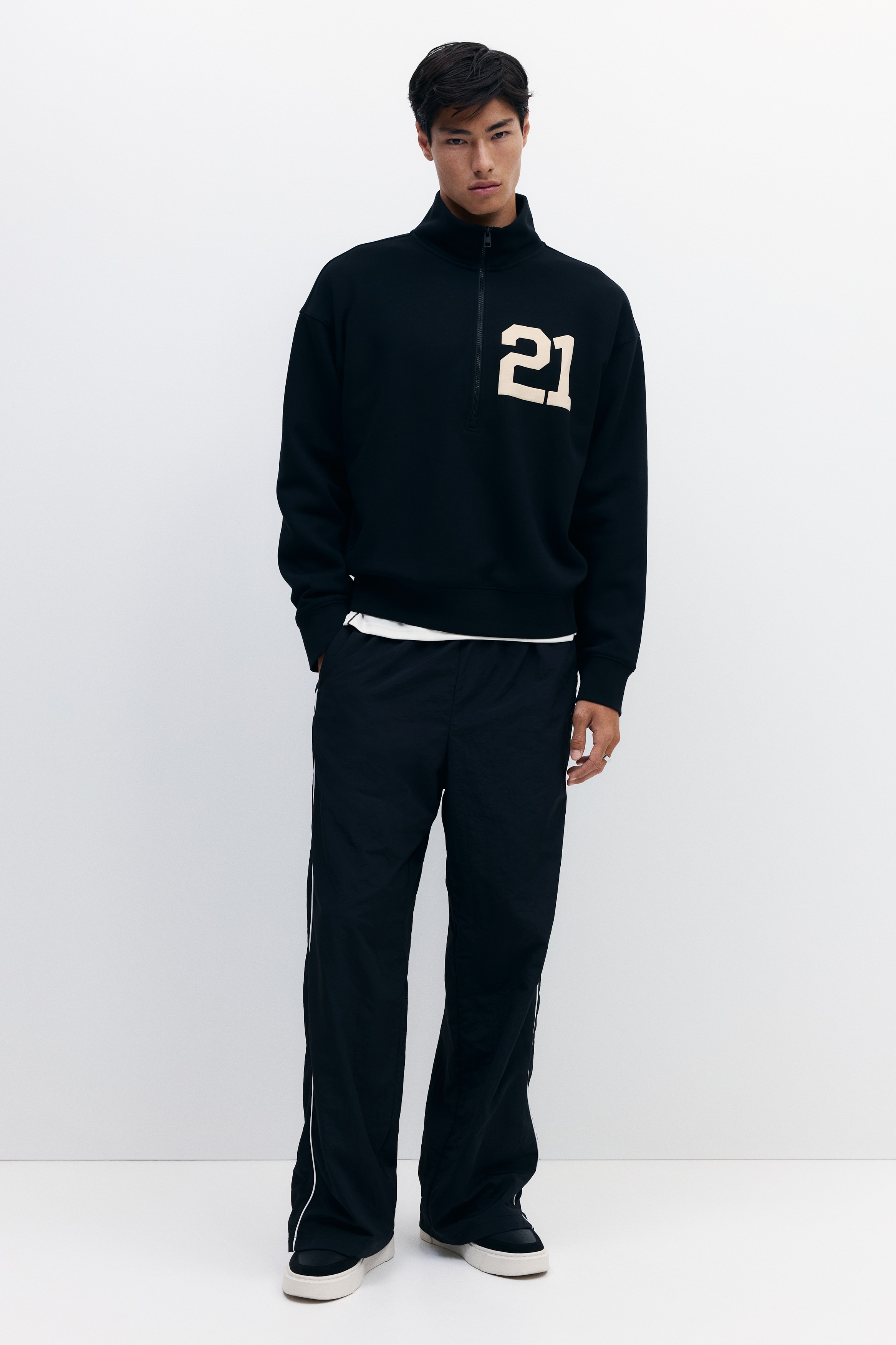 L'Appartement Half Sleeve Sweat ブラック W60365_BLK_1_6688b610-5f3e-