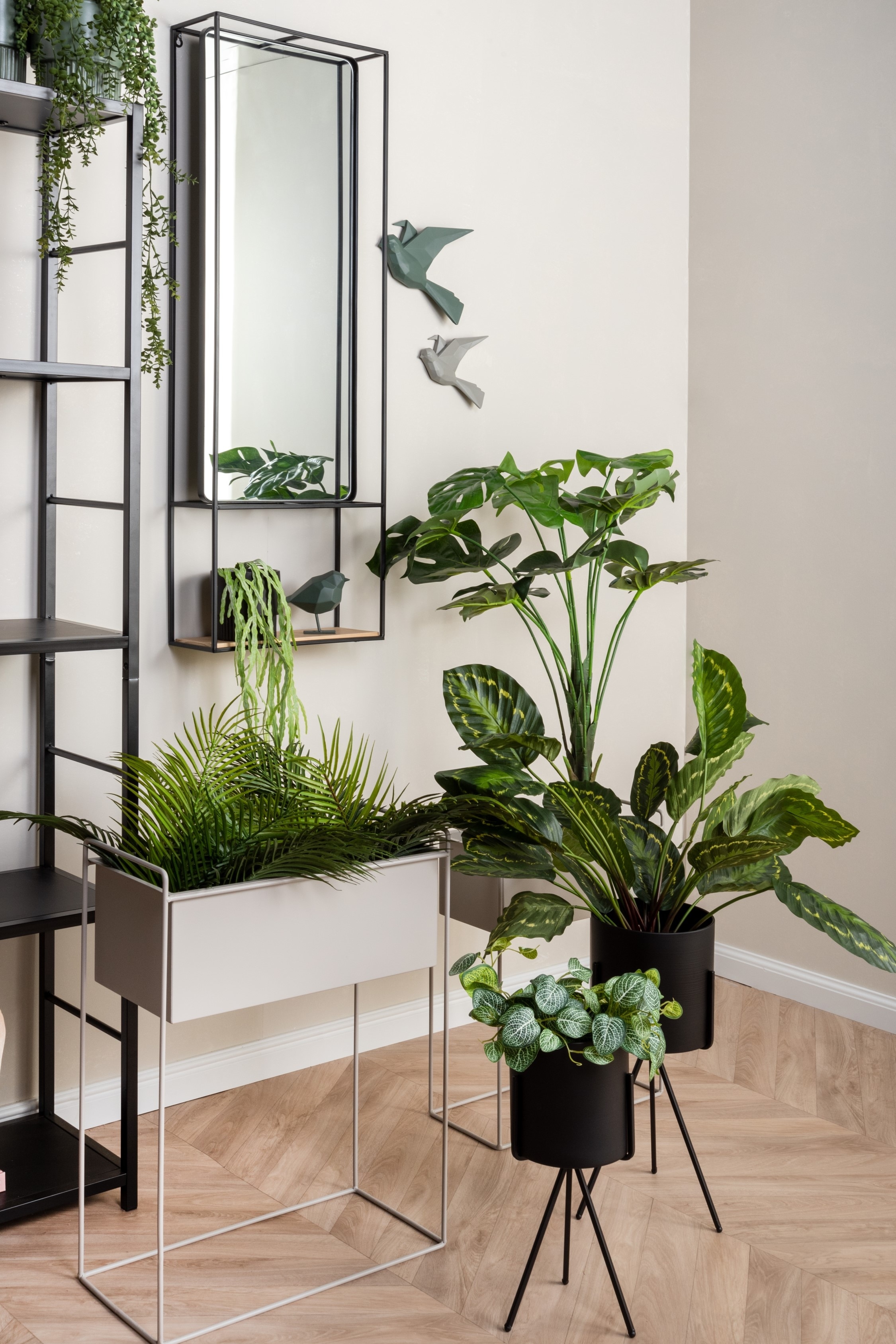 Essence Urtepotte - Varm Grå/Sort/Jungle Grøn