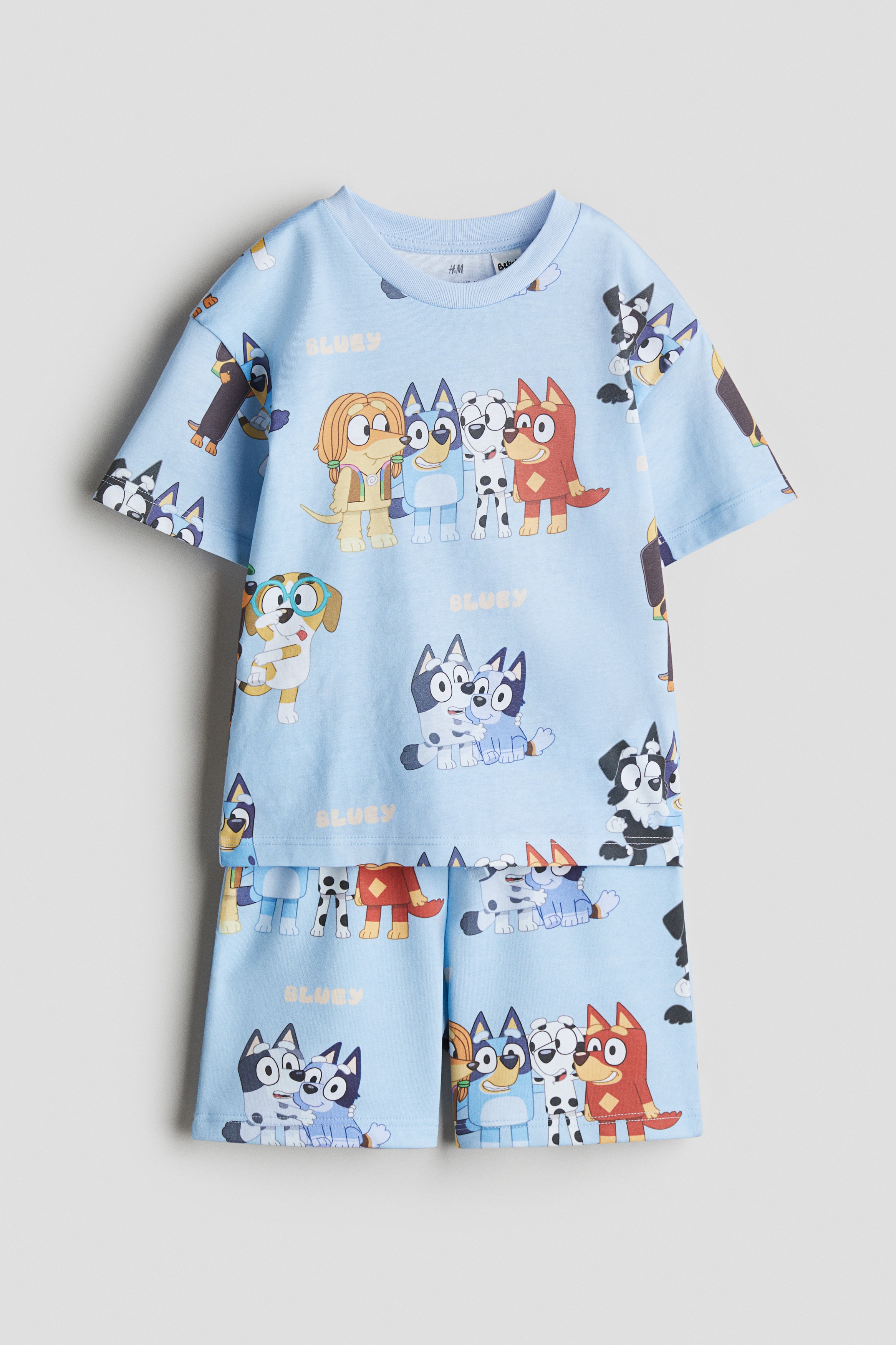 2-piece Print Set - Blue/Bluey/White/Lilo & Stitch/Dark grey/Marvel Comics/Cream/Lilo&Stitch/Red/Spider-Man/Dusty blue/Cars