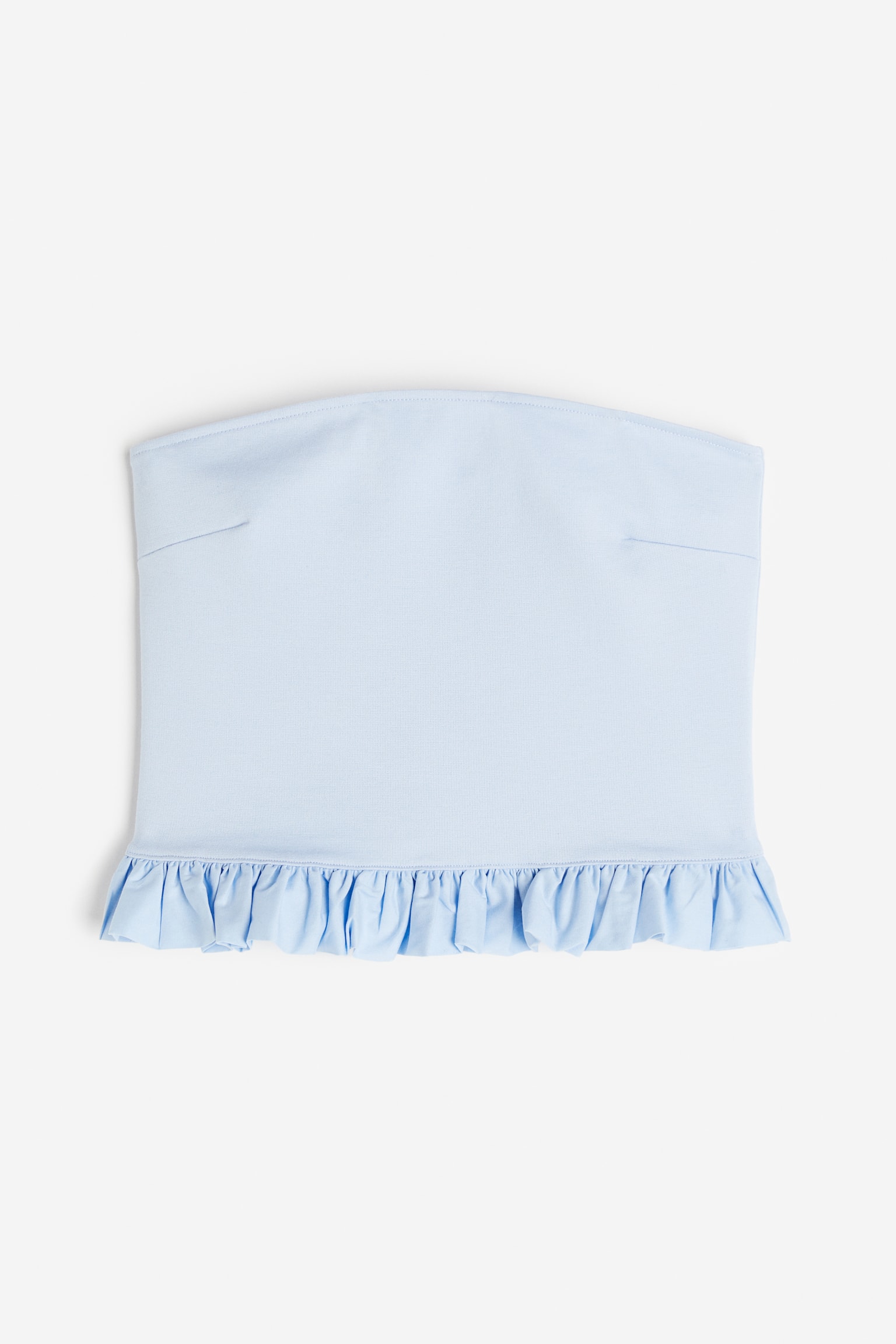 Frill Trim Bandeau - Light blue/White/Black - 2