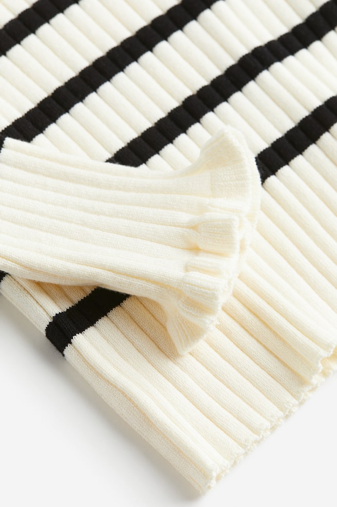 Rib-knit jumper - White/Striped/Black/Striped/Pink/Beige/dc - 3