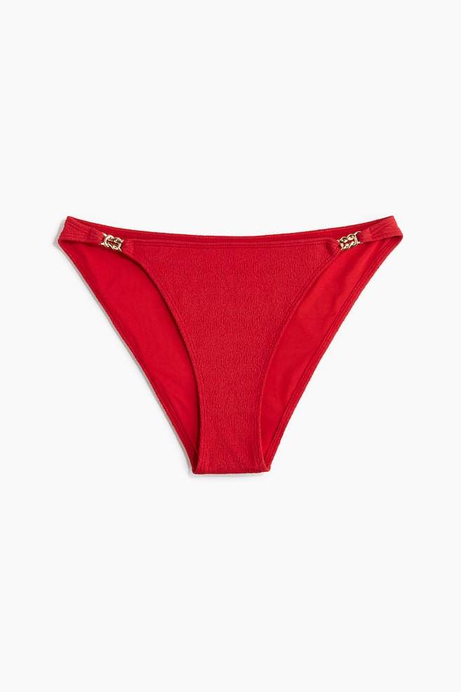 Cheeky Bikini Bottoms - Red - 1