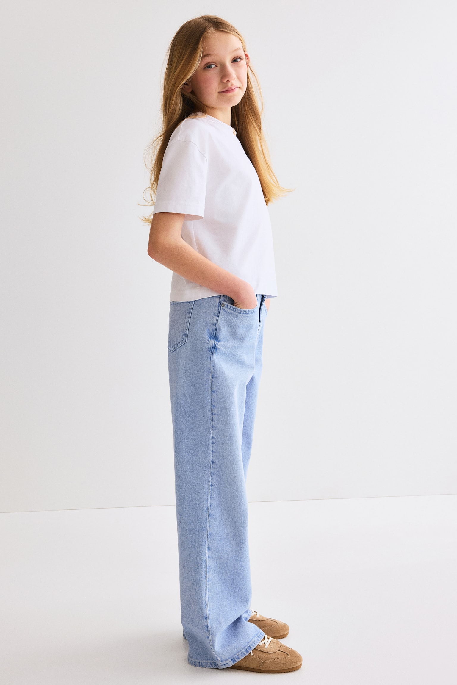 Wide Leg Jeans - Light blue/Light denim blue/Black/Denim blue/Light denim grey/Denim grey/Light denim blue/Light denim grey/Denim blue/Dark denim blue - 6