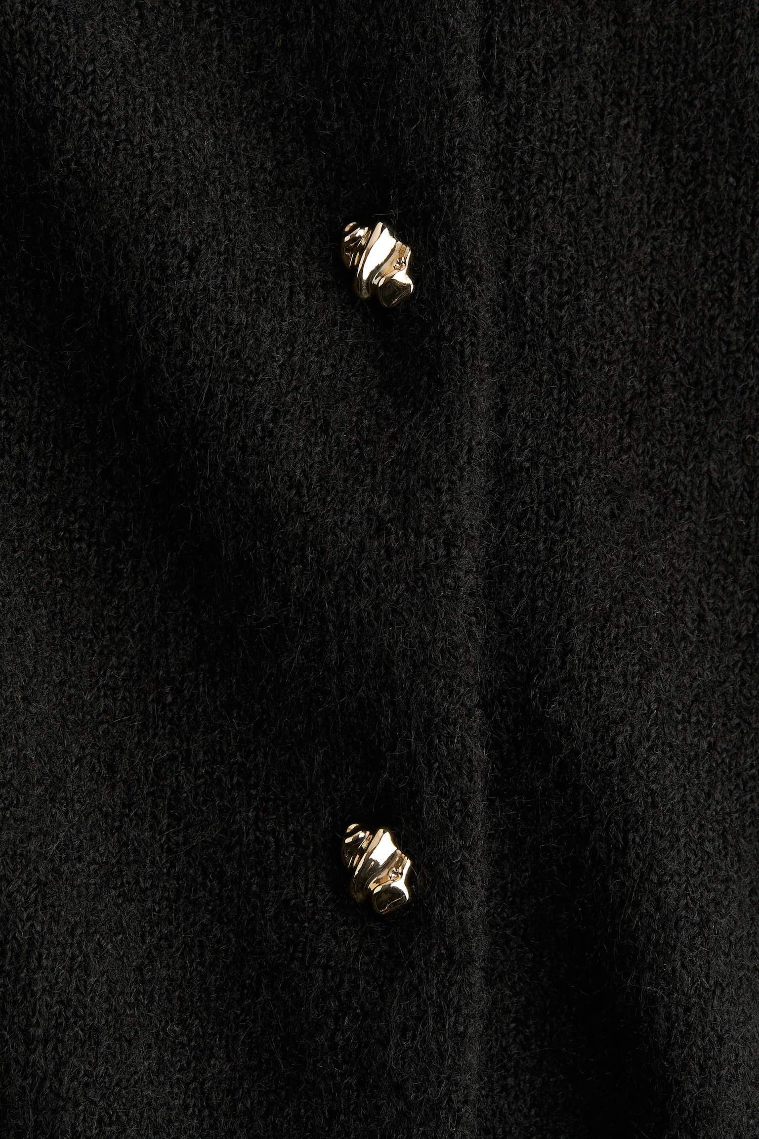 Fine-knit cardigan - Black/Cream/Dark grey marl/Powder pink - 3