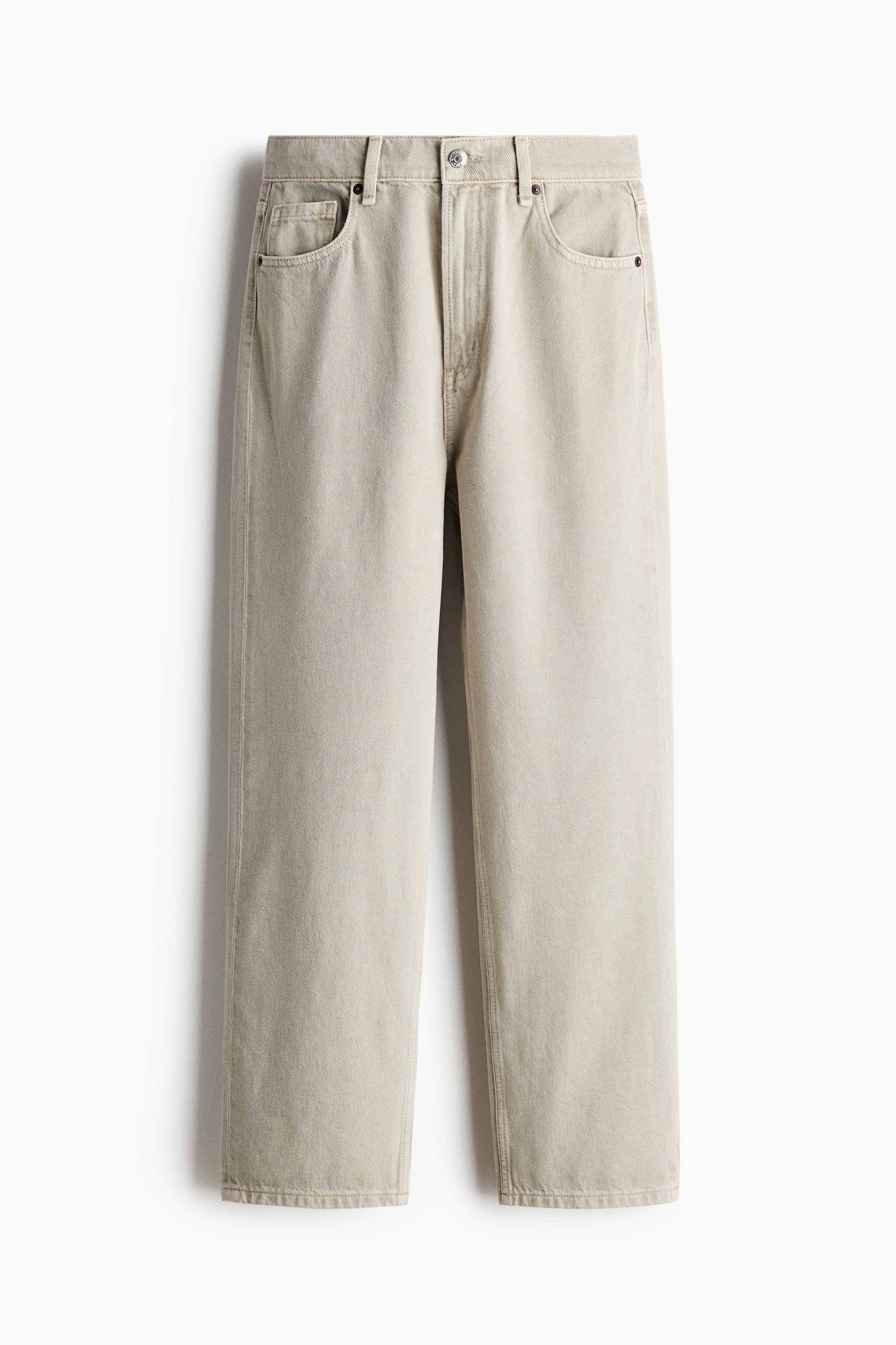 Mom Regular Waist Ankle Jeans - Beige grisáceo claro/Negro denim/Azul denim oscuro/Azul denim