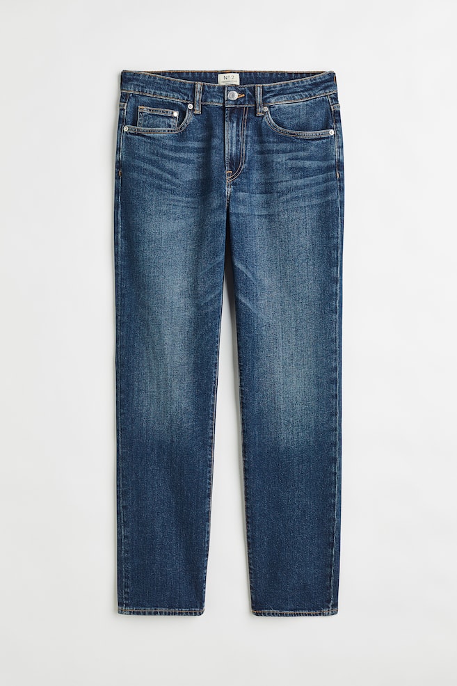 Straight Regular Jeans - Denimblå/Denimgrå - 1