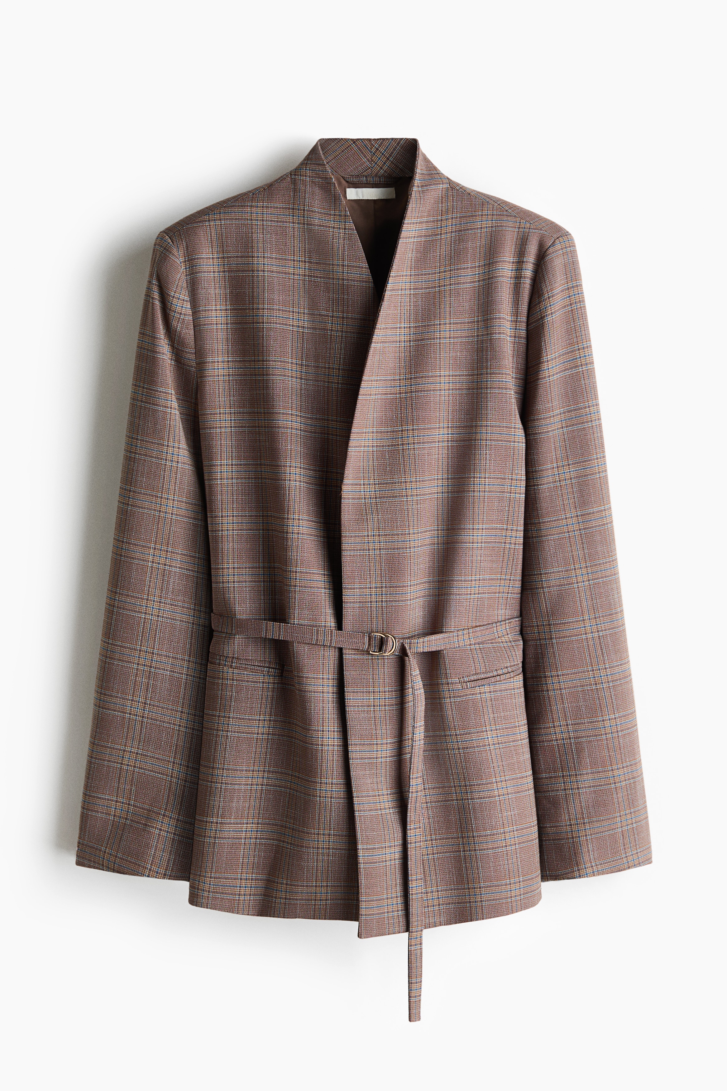 Belted Throw On Blazer