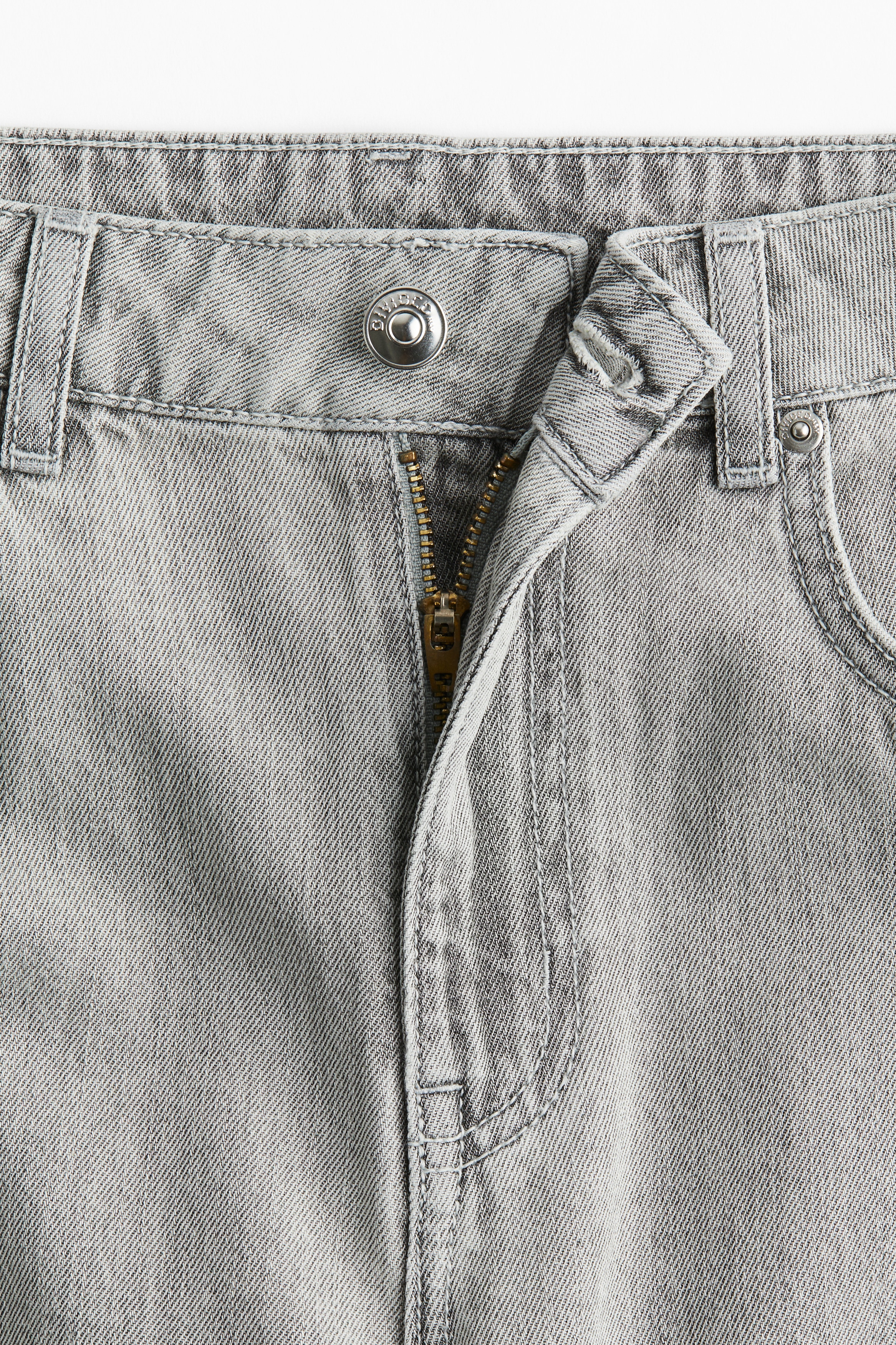 Wide High Cropped Jeans