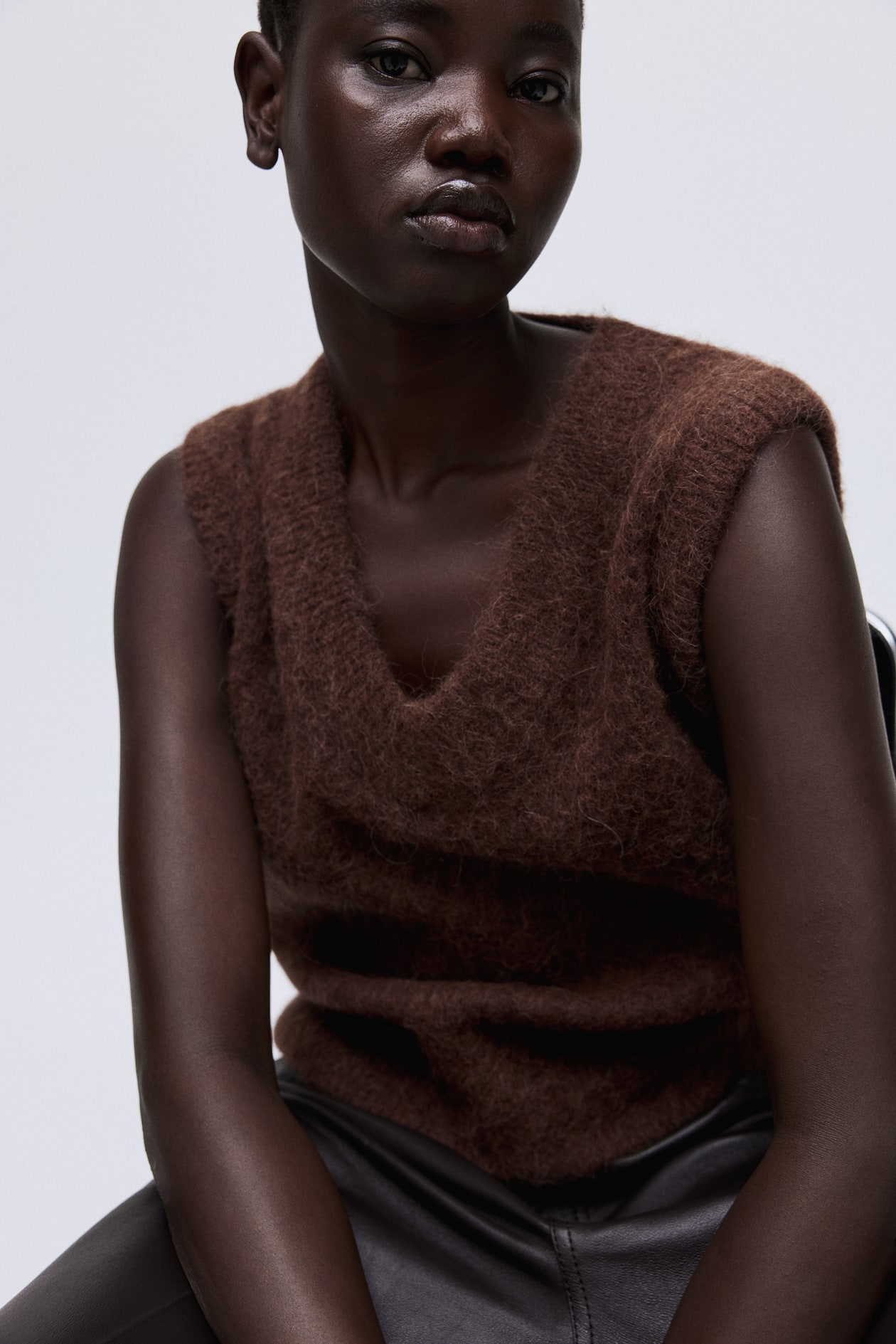 Alpaca-Blend Sweater Vest - image 5