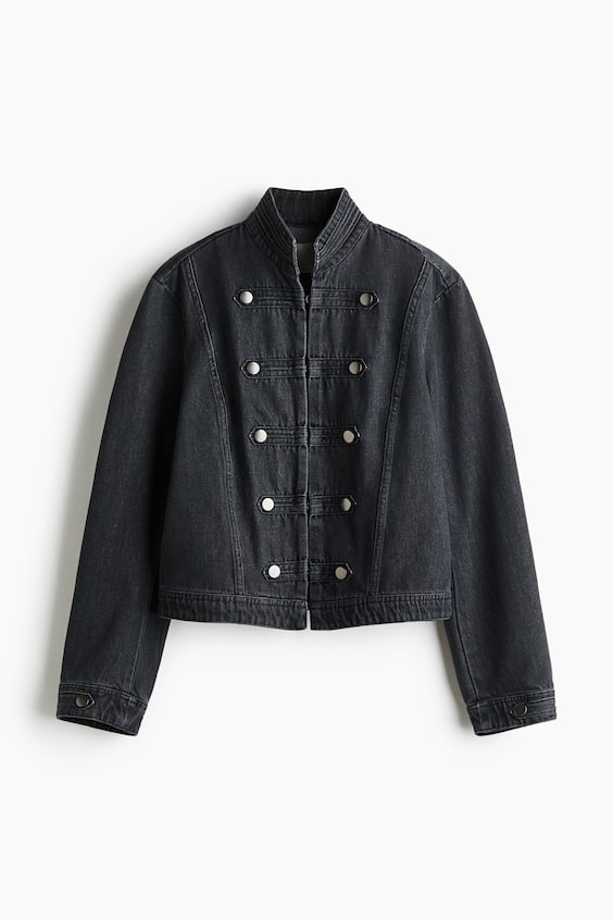 Женские куртки H&M Studded Denim Jacket