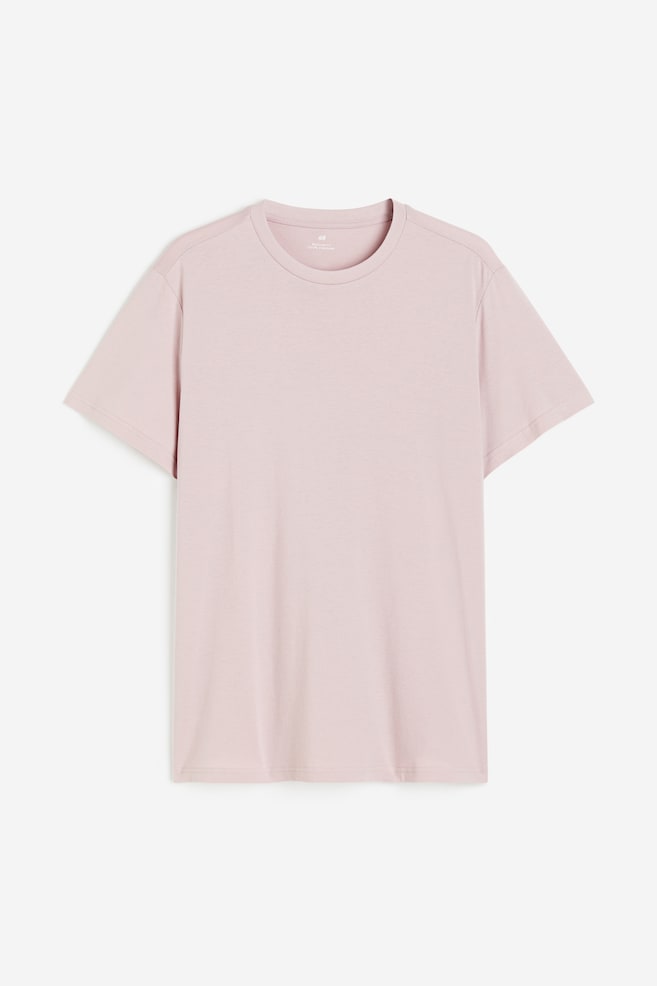 T-shirt Regular Fit - Rose/Noir/Blanc/Beige clair/Gris foncé/Bleu foncé/Bleu foncé/Gris foncé/Vert kaki/Marron/Gris chiné - 2