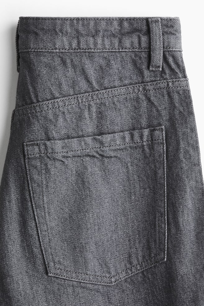Straight High Jeans - Denim gray/White/Dark denim blue/Denim blue/Denim blue - 5