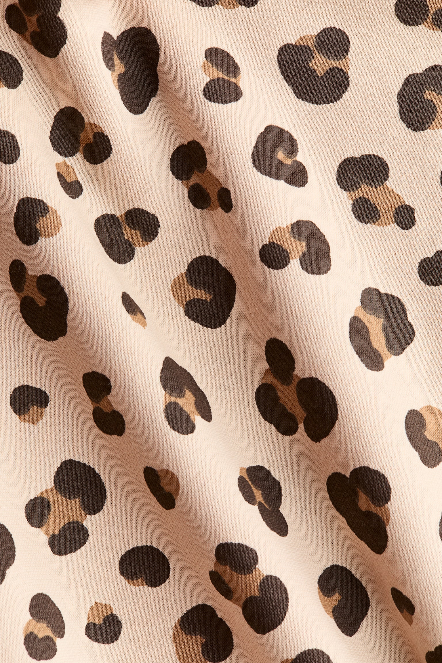 Printed brushed-inside sweatshirt - Light beige/Leopard print/Light beige/Floral/Black/Paris/Light pink/Unicorns - 2