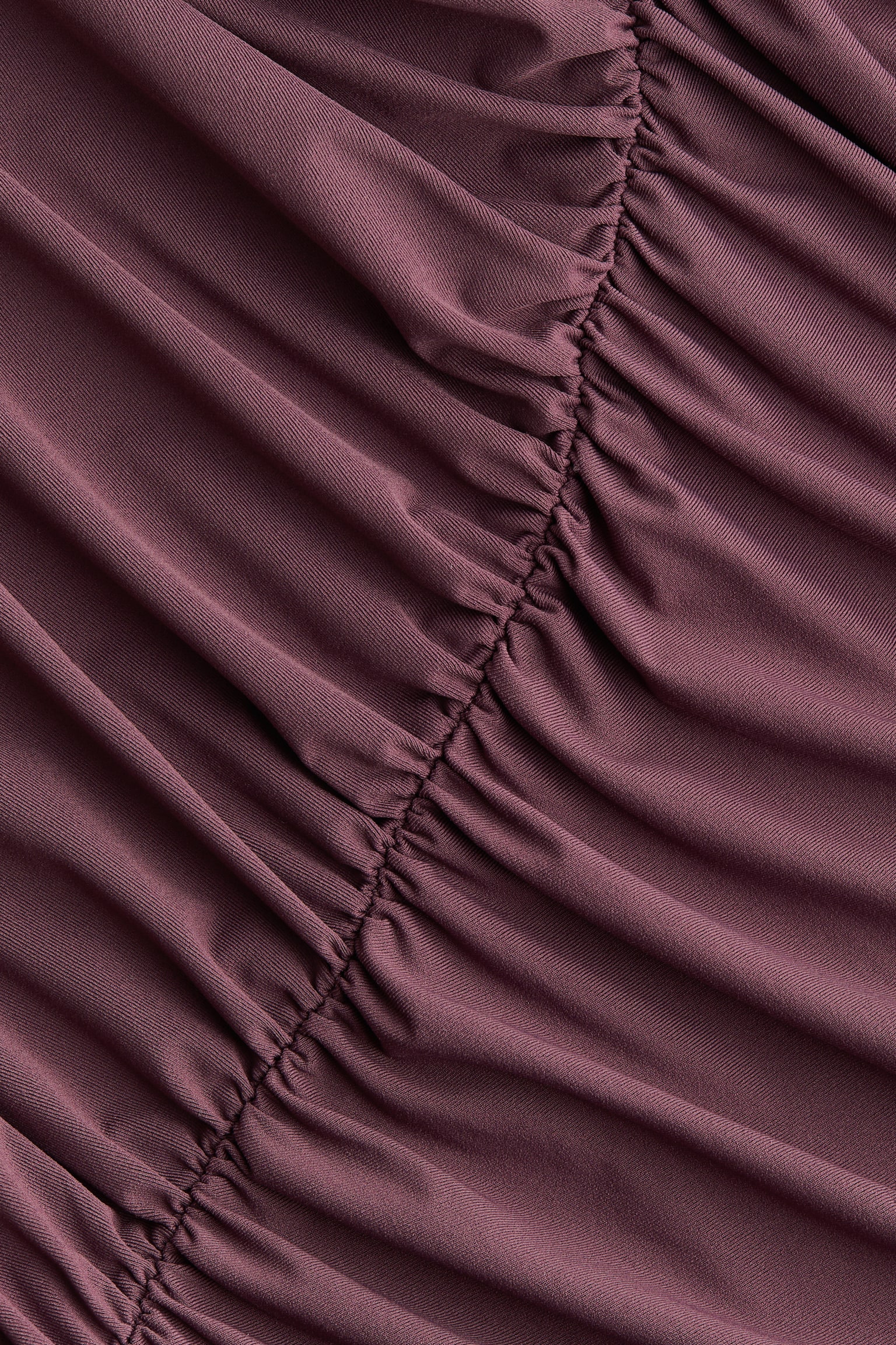 Боди Draped, джерси — H&M, цвет: Бордовый — фото 6