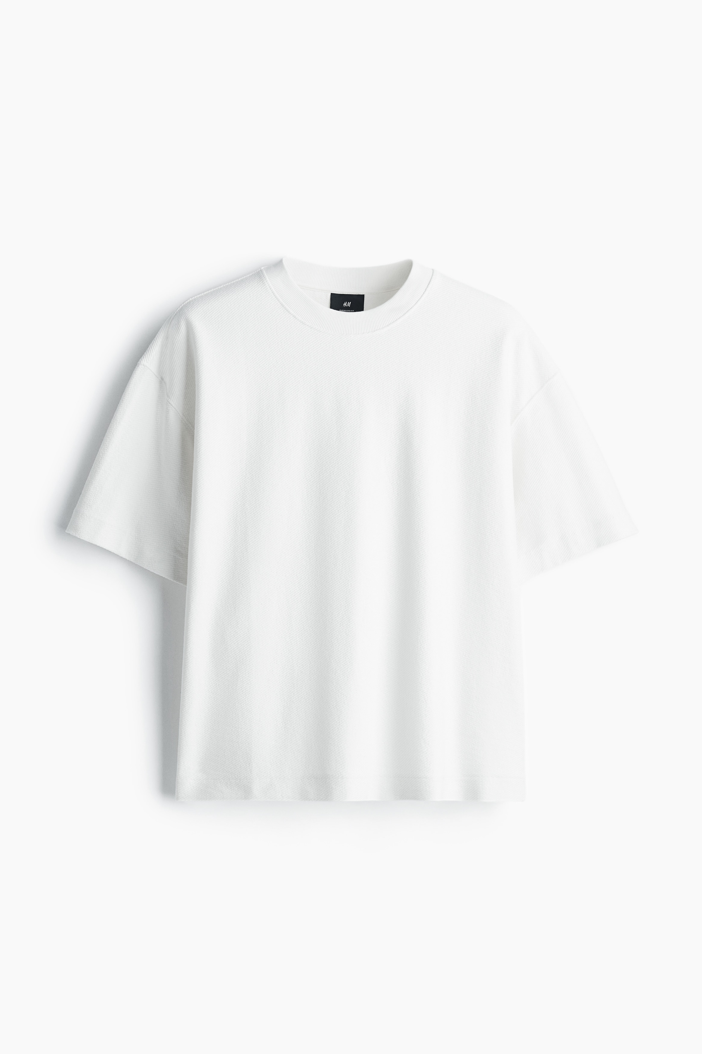 Oversized Fit T-Shirt - White/Black/Dark khaki green/Black