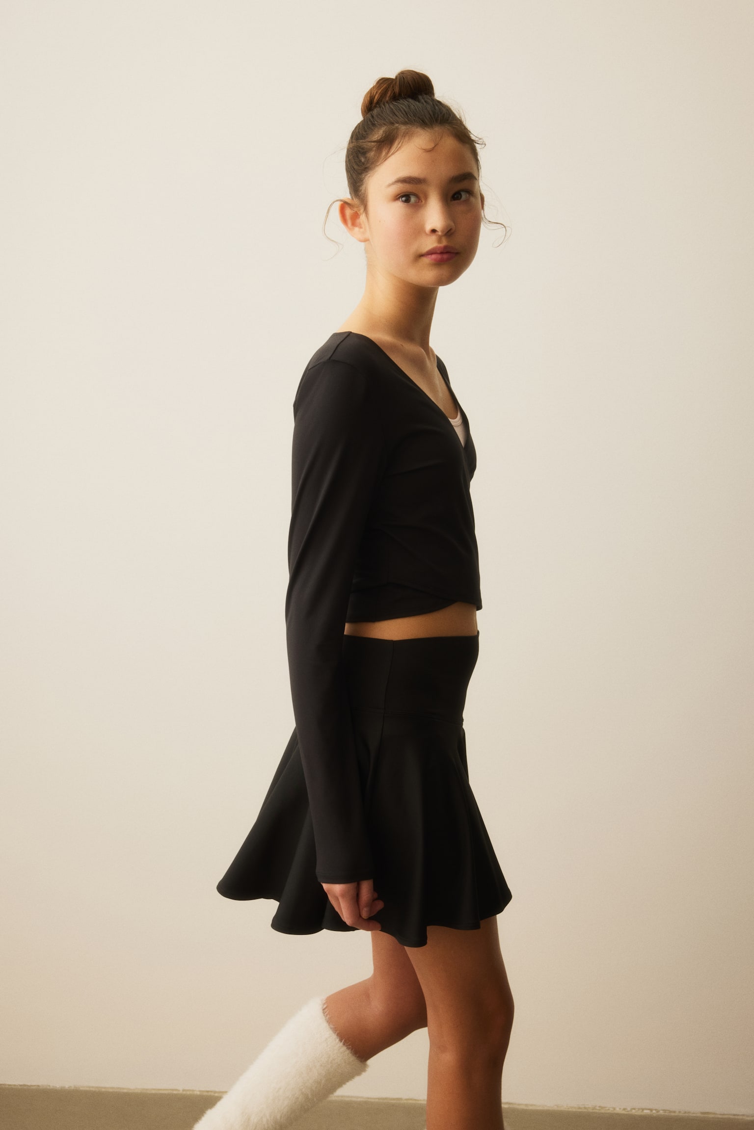 T-shirt de sport croisé SoftMove🅪 - Noir - 5